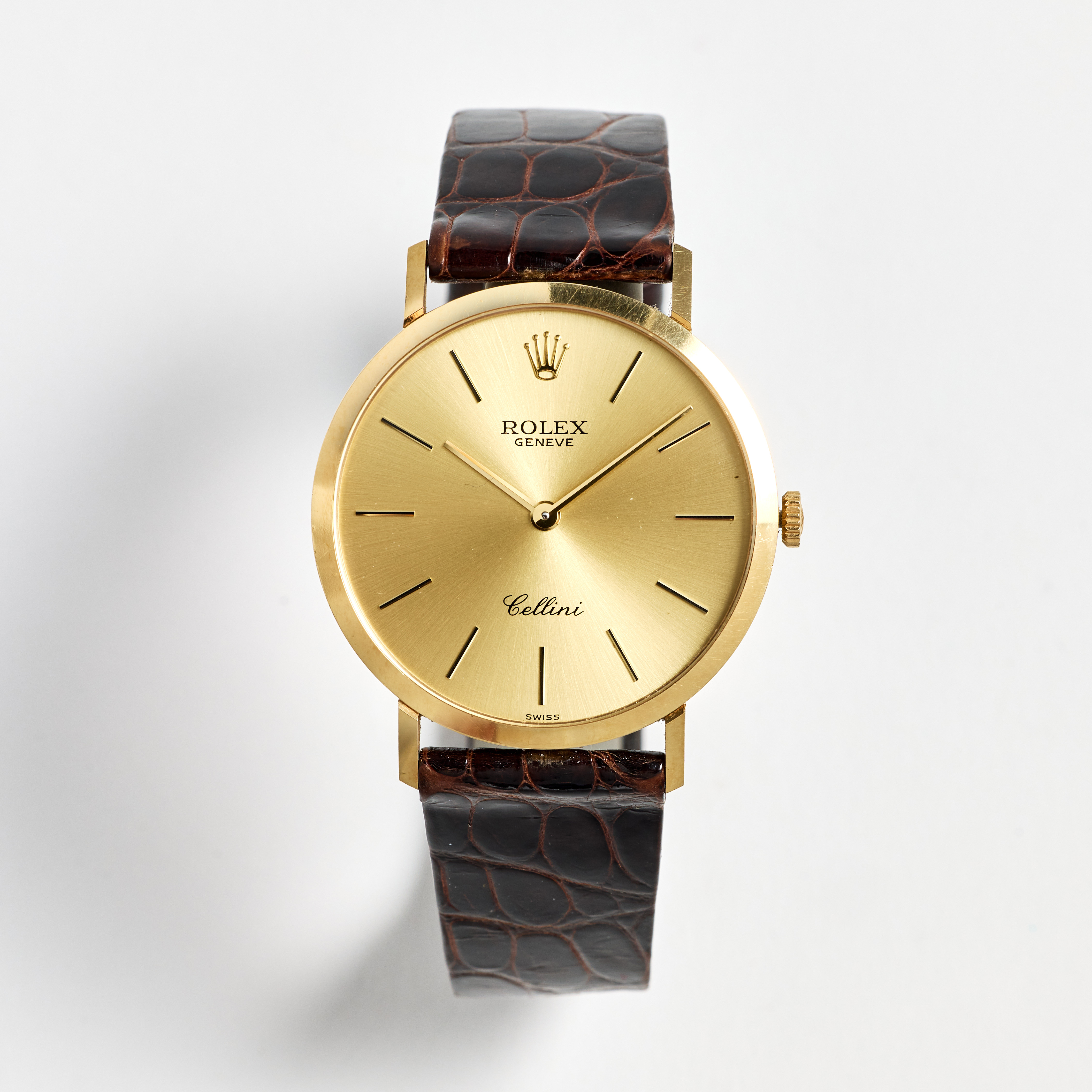 ROLEX, Cellini, armbandsur, 32 mm, 18K guld, certifikat, april 1992.