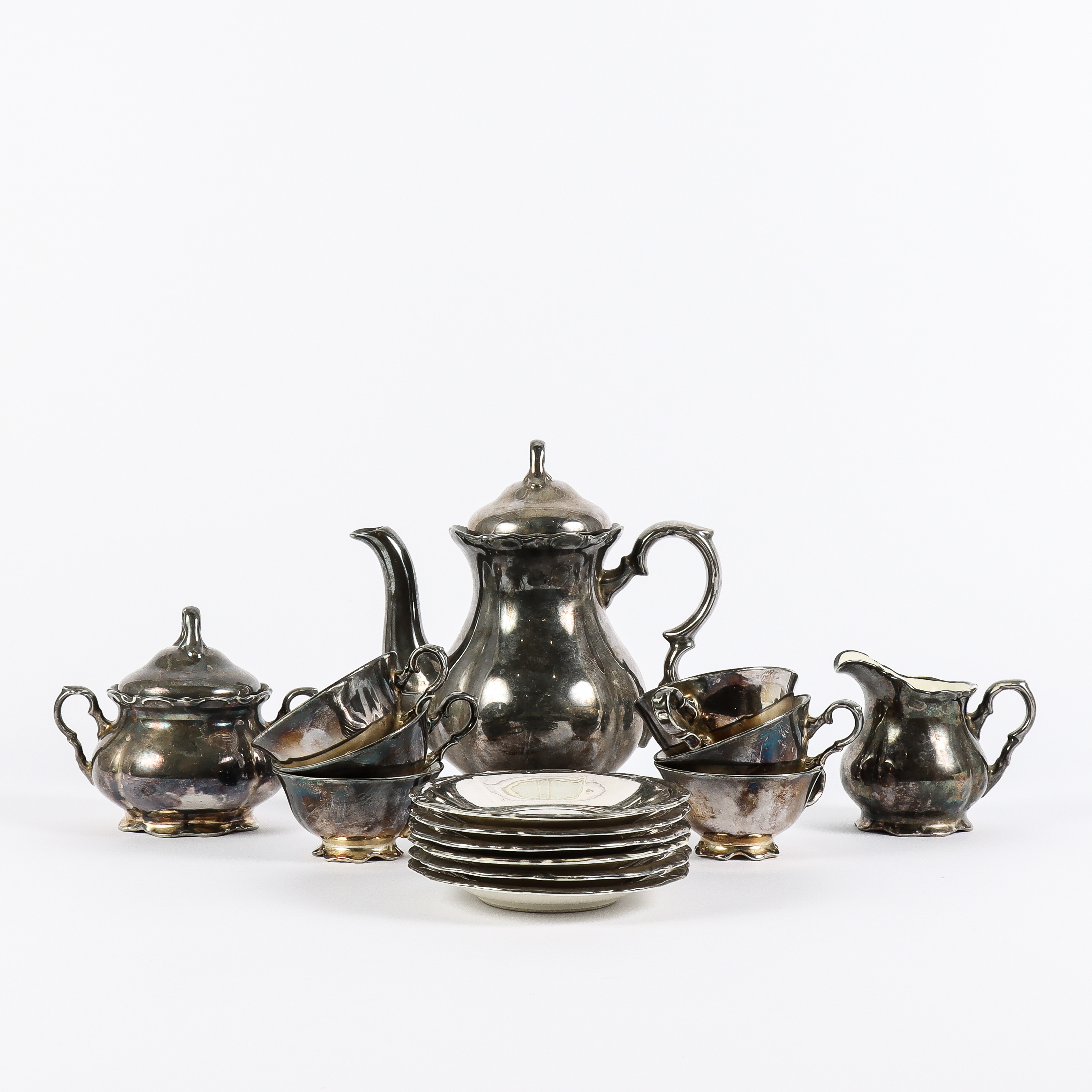 KAFFESERVIS porslin, Waldershof Bavaria.