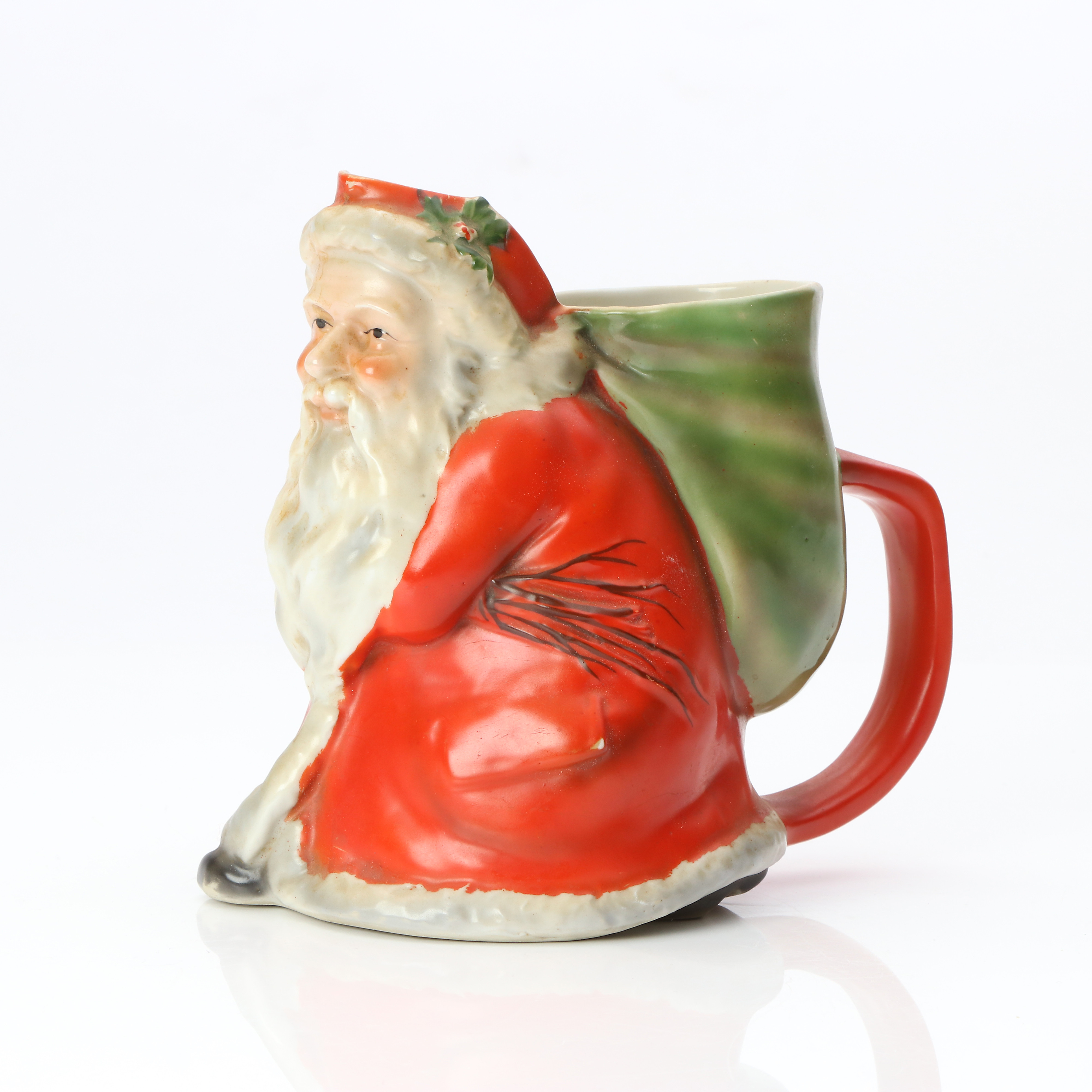 ROYAL BAYREUTH. Kanna i form av tomte. Keramik. Tyskland, 1900-tal.