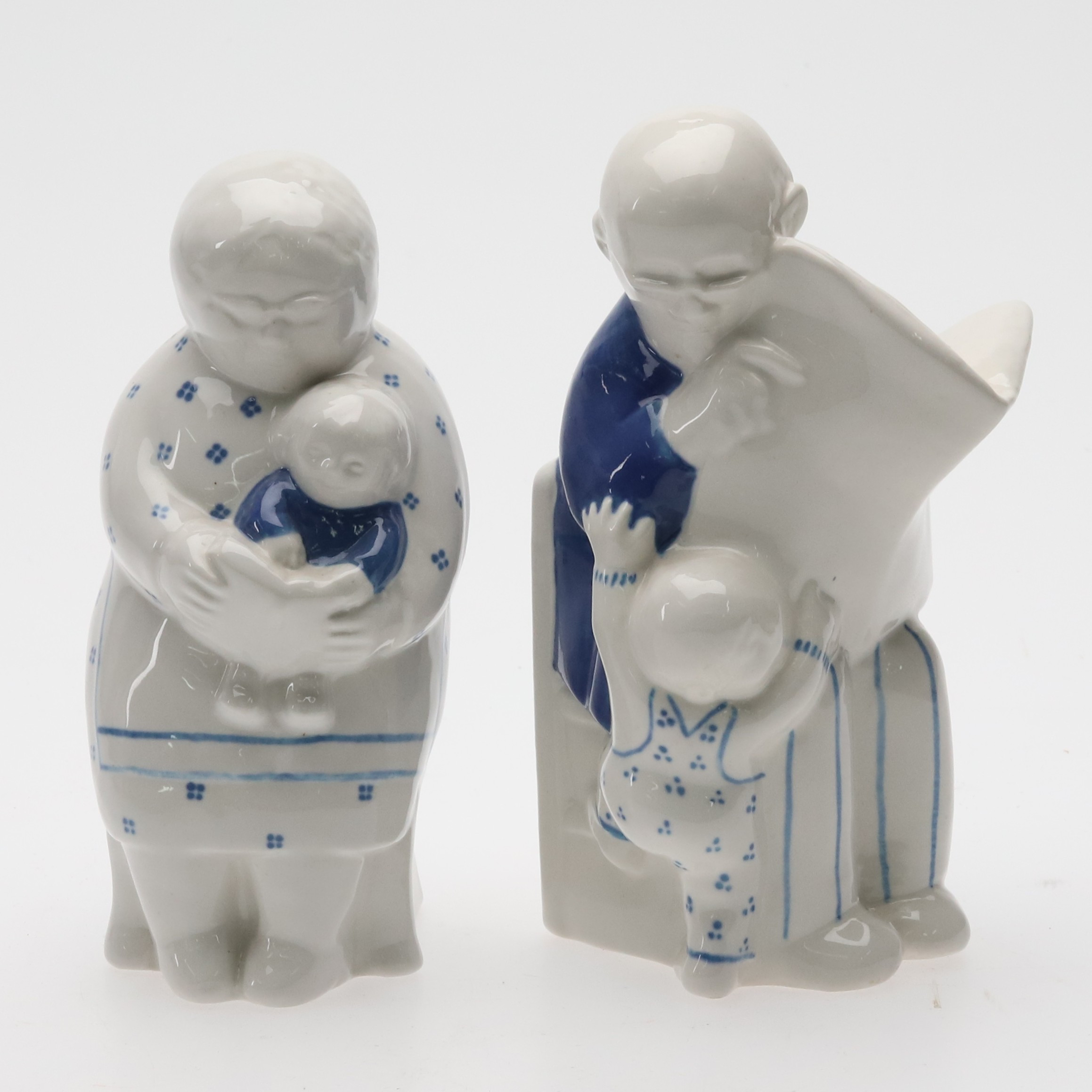 FIGURINER, SVEN LUNDQVIST, Gustavsberg, 2 st.