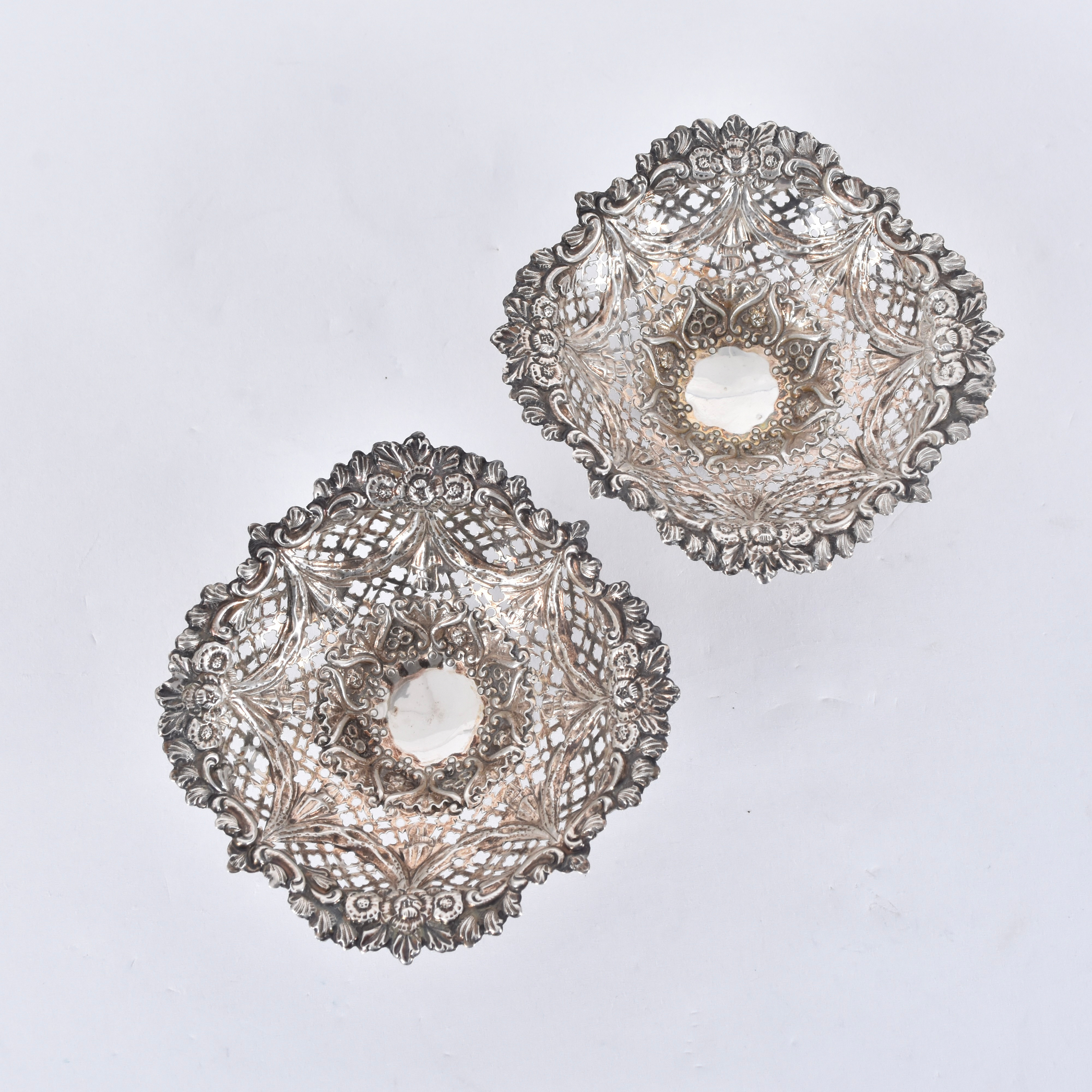 KORGAR, 1 par, sterlingsilver, George Nathan & Ridley Hayes Birmingham 1894.