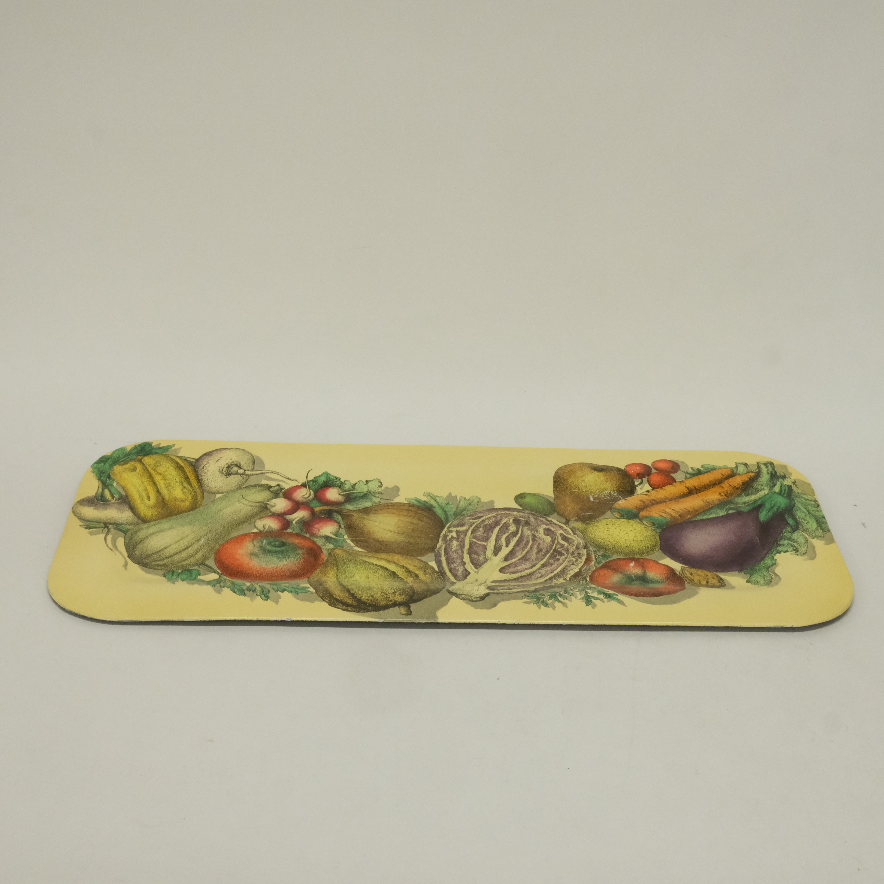 PIERO FORNASETTI. BRICKA, PLÅT, 1960-TAL.
