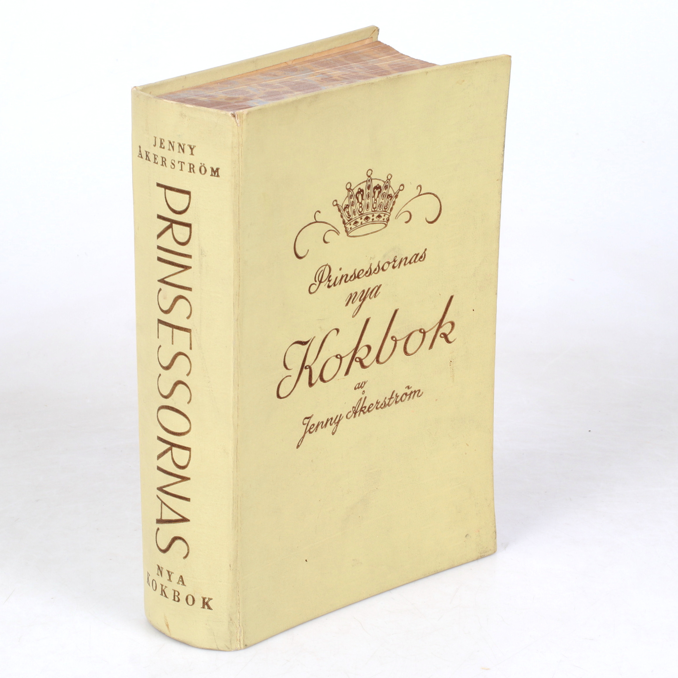 KOKBOK, "Prinsessornas Nya Kokbok", Jenny Åkerström, Bonniers Förlag. 1948.