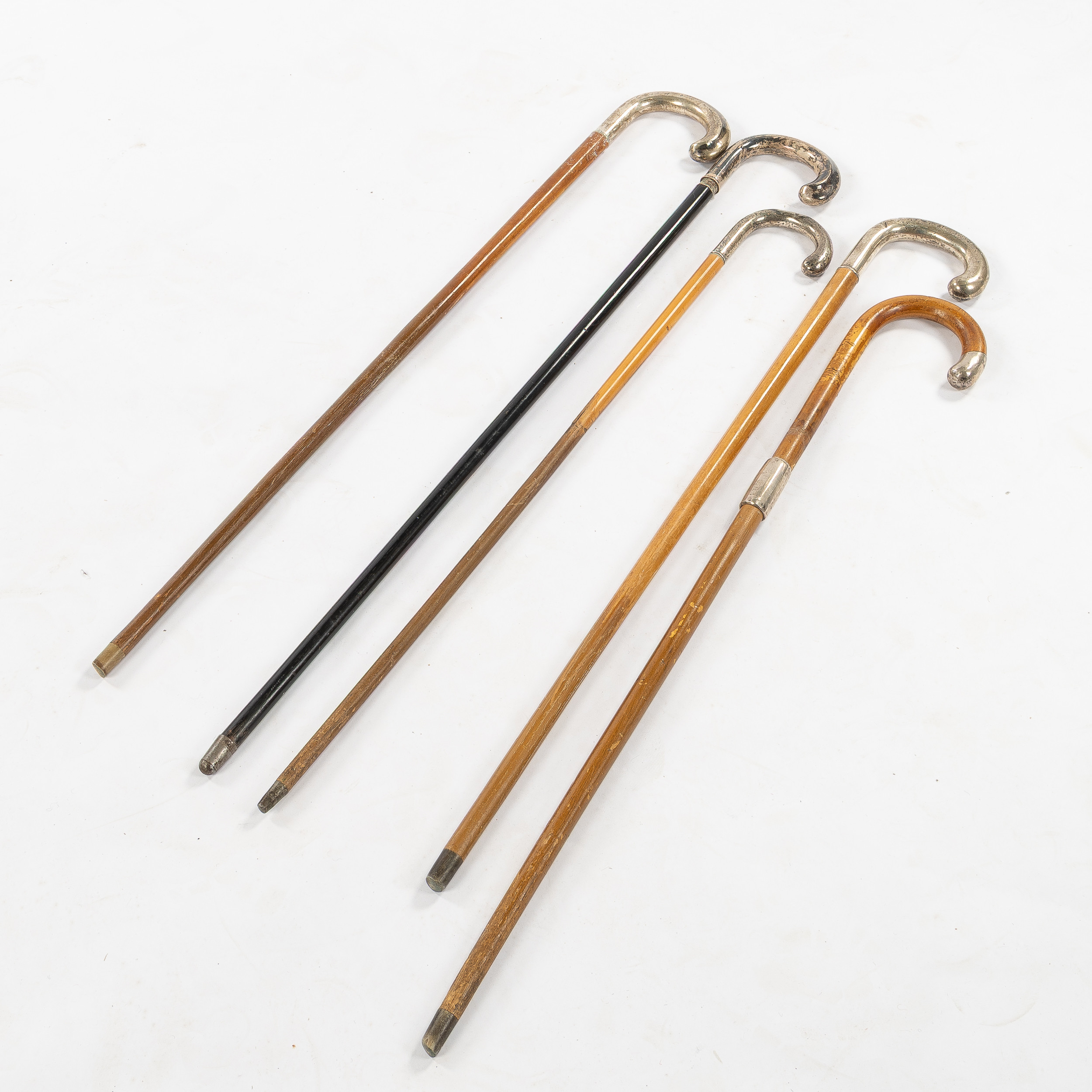 KÄPPAR, 5 st, silverfattning, 1900-talets första hälft.