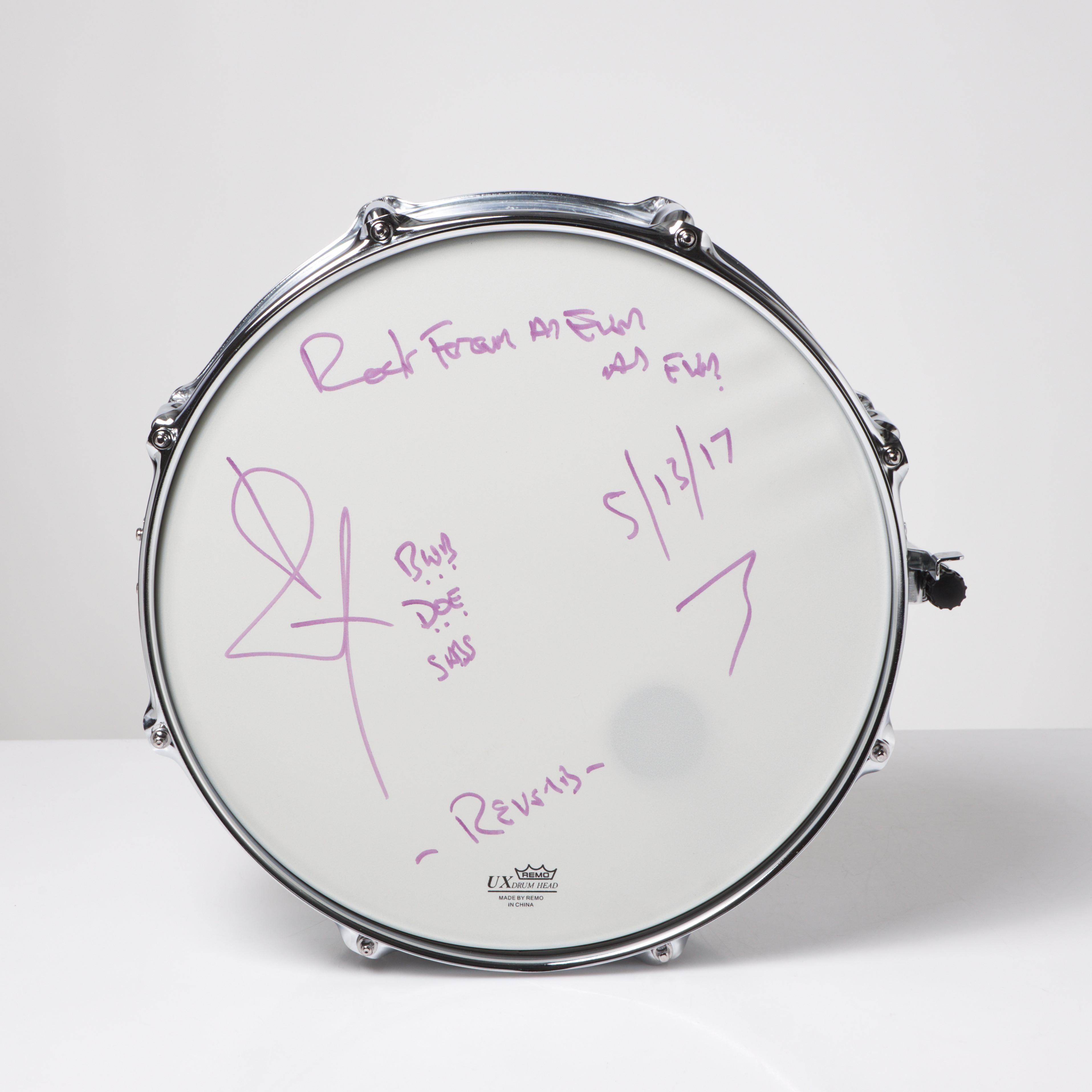 BLACK SABBATH | BILL WARD . Virveltrumma 14", personligt ägd och använd av artisten, signerat 2017.