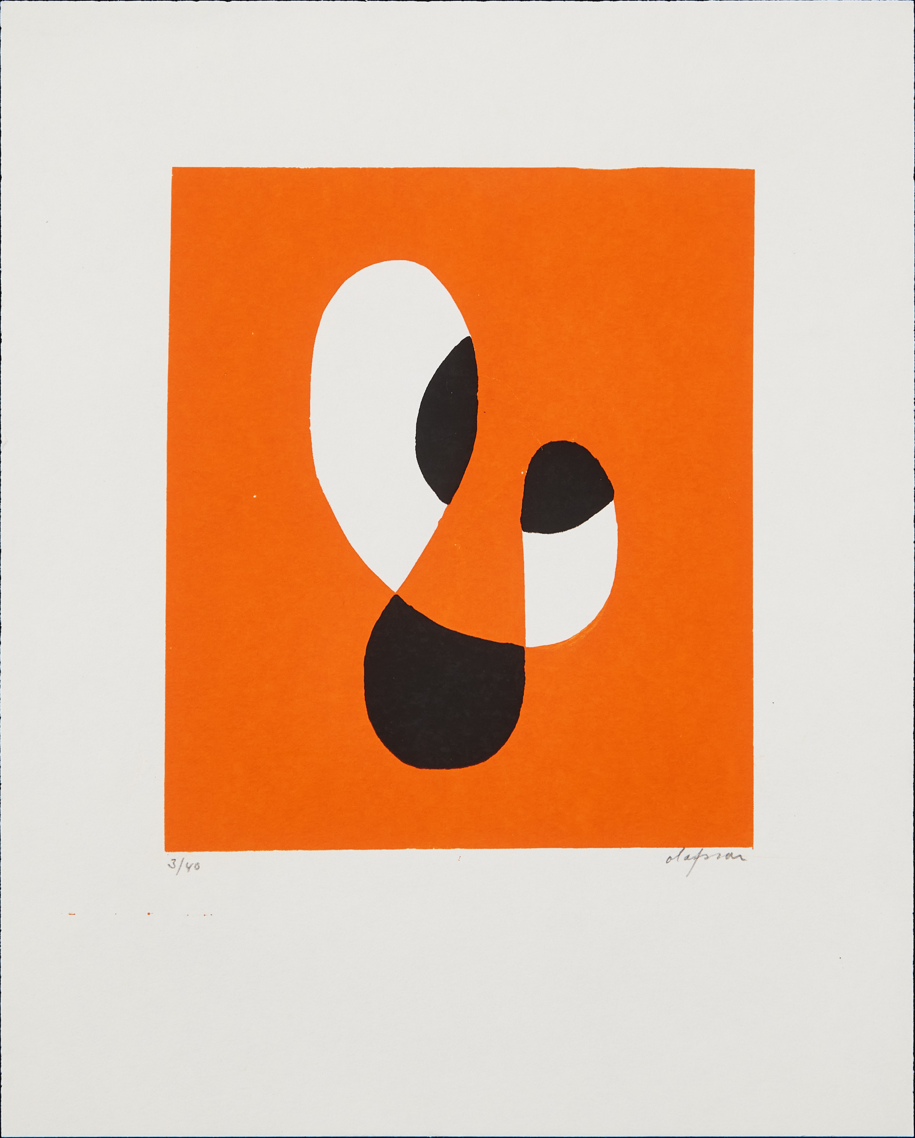 PIERRE OLOFSSON. Figurkompositioner, 3 st, färglitografier.