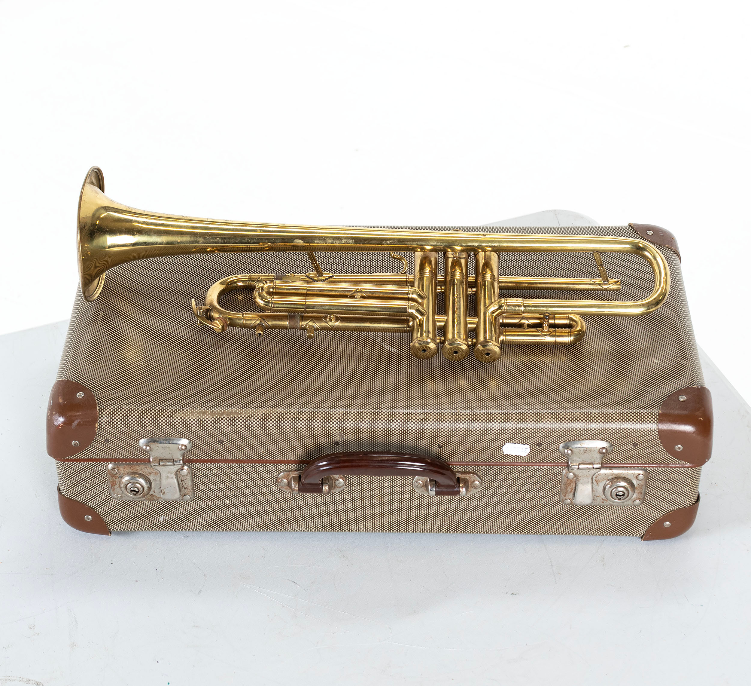 TRUMPET, med väska, Wohlrab, Tyskland.