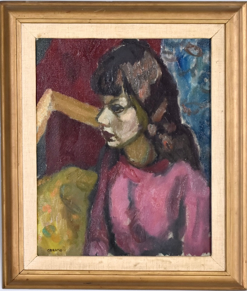 MAGNUS CREUTZ (1909-1989). Olja på duk.