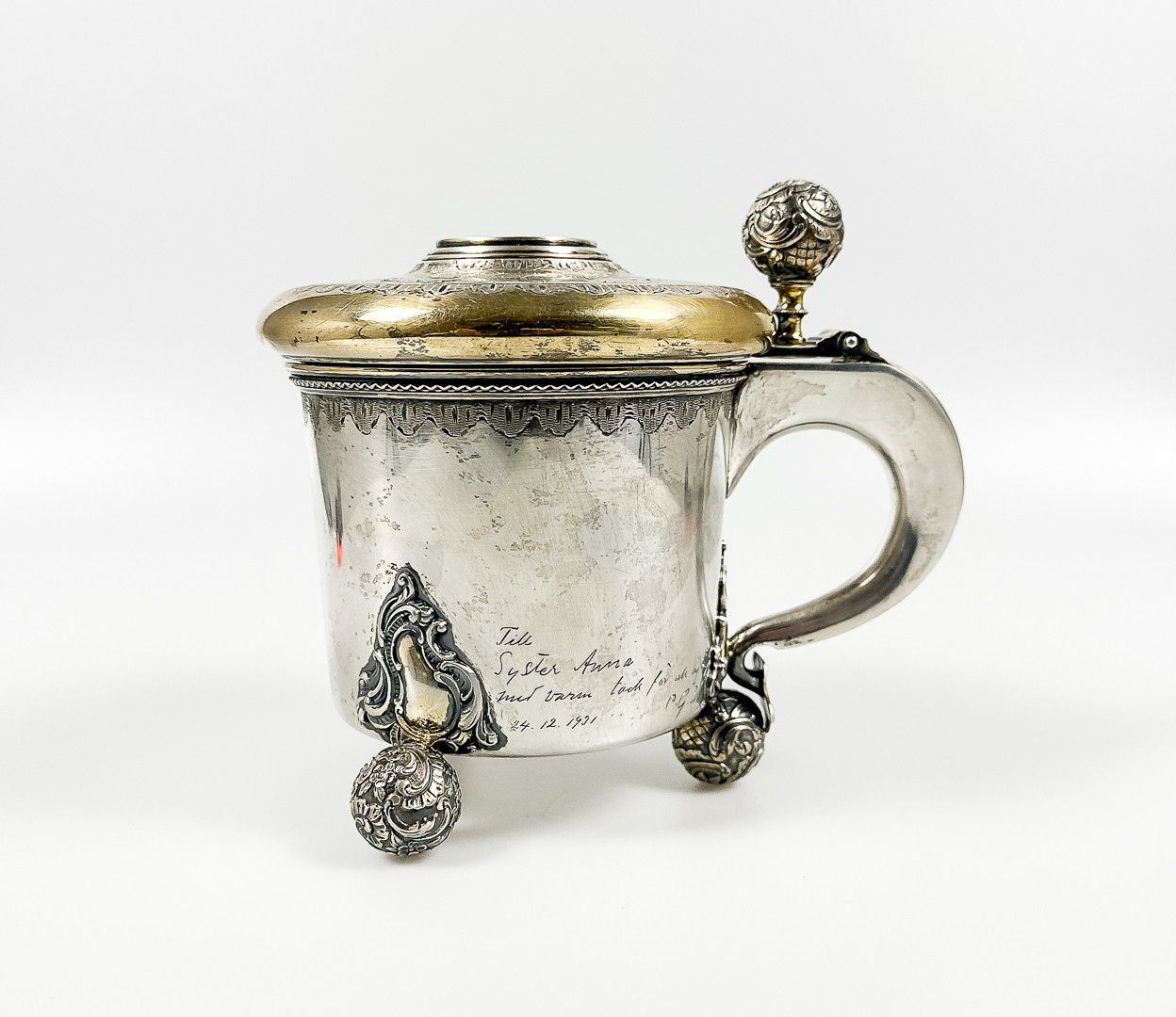 STOP, silver, GAB, Stockholm, 1928.