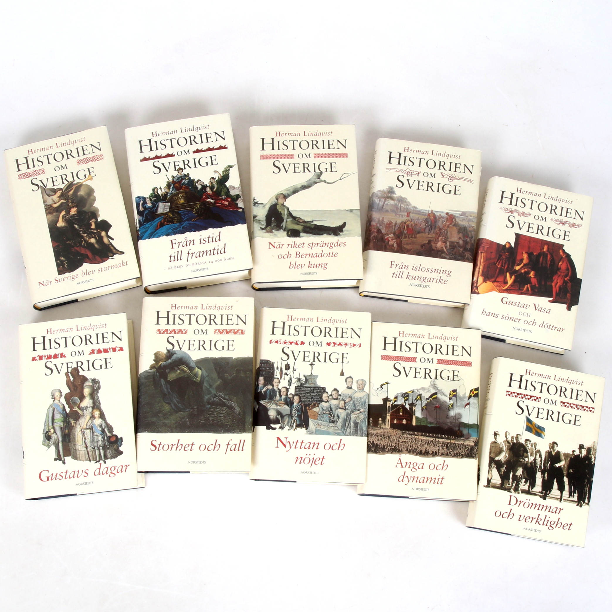 BÖCKER, 10 st, historia, Herman Lindqvist, 1990-tal.