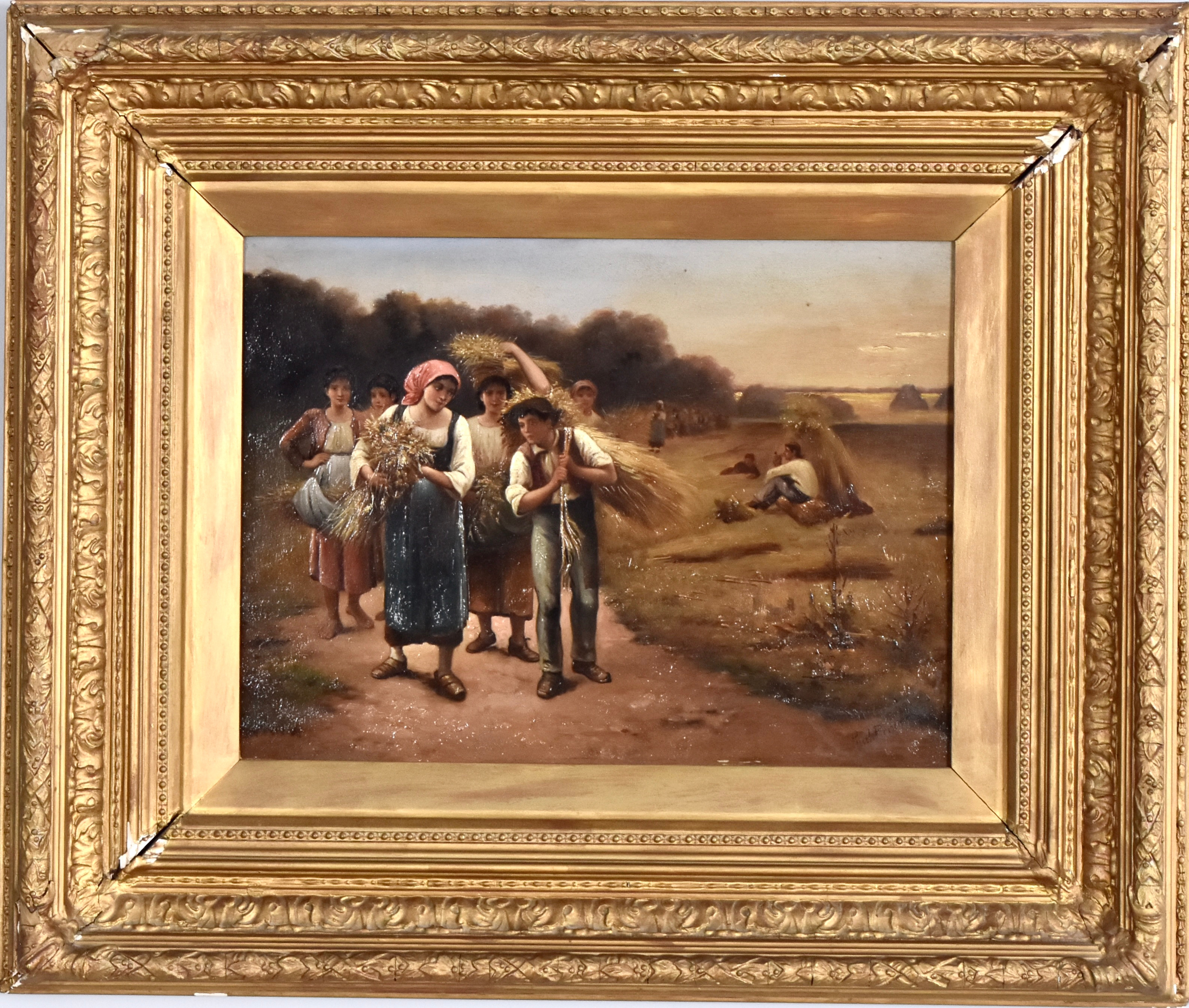 PAUL RENARD. Olja på träpannå.