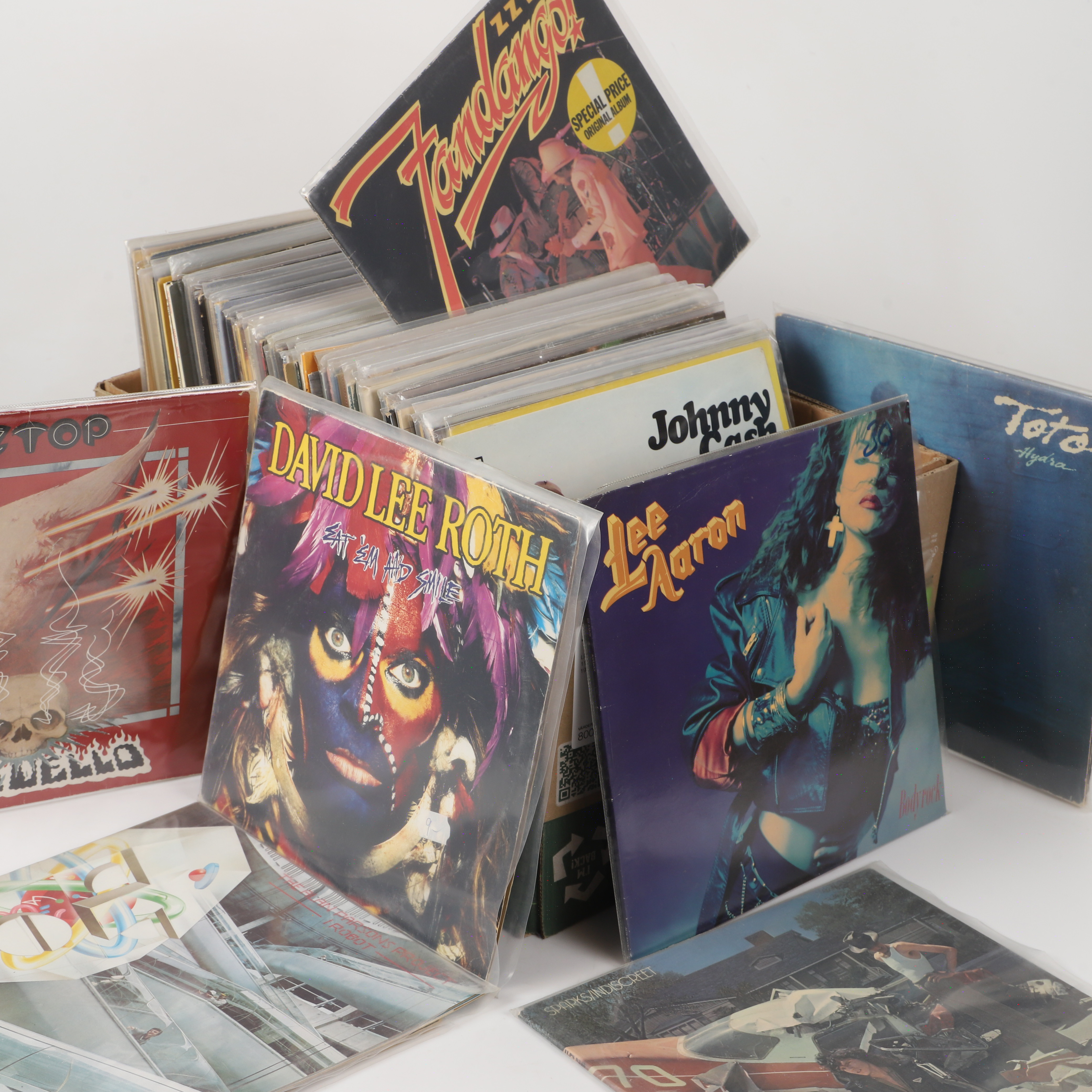 LP-SKIVOR, ca 110 stycken, 1970-90-tal.