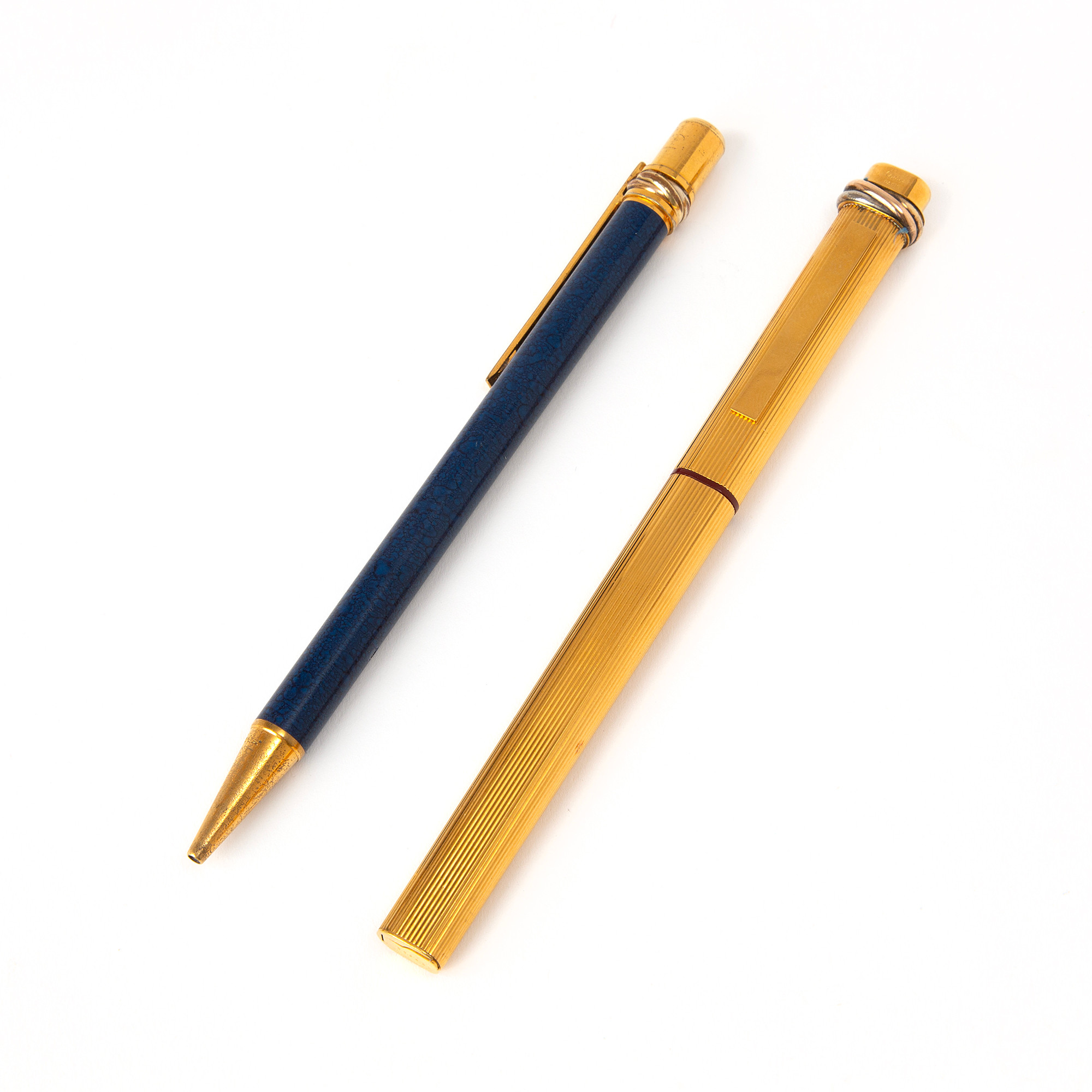 CARTIER. Pennor, två st, Frankrike.