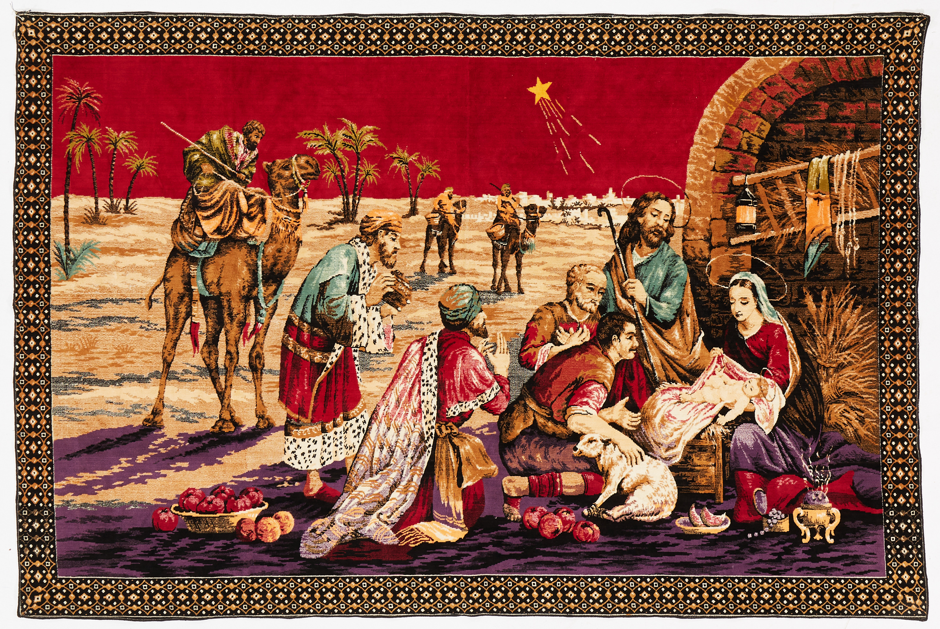 VÄVD TAPET/VÄGGBONAD, 1900-talets andra hälft.