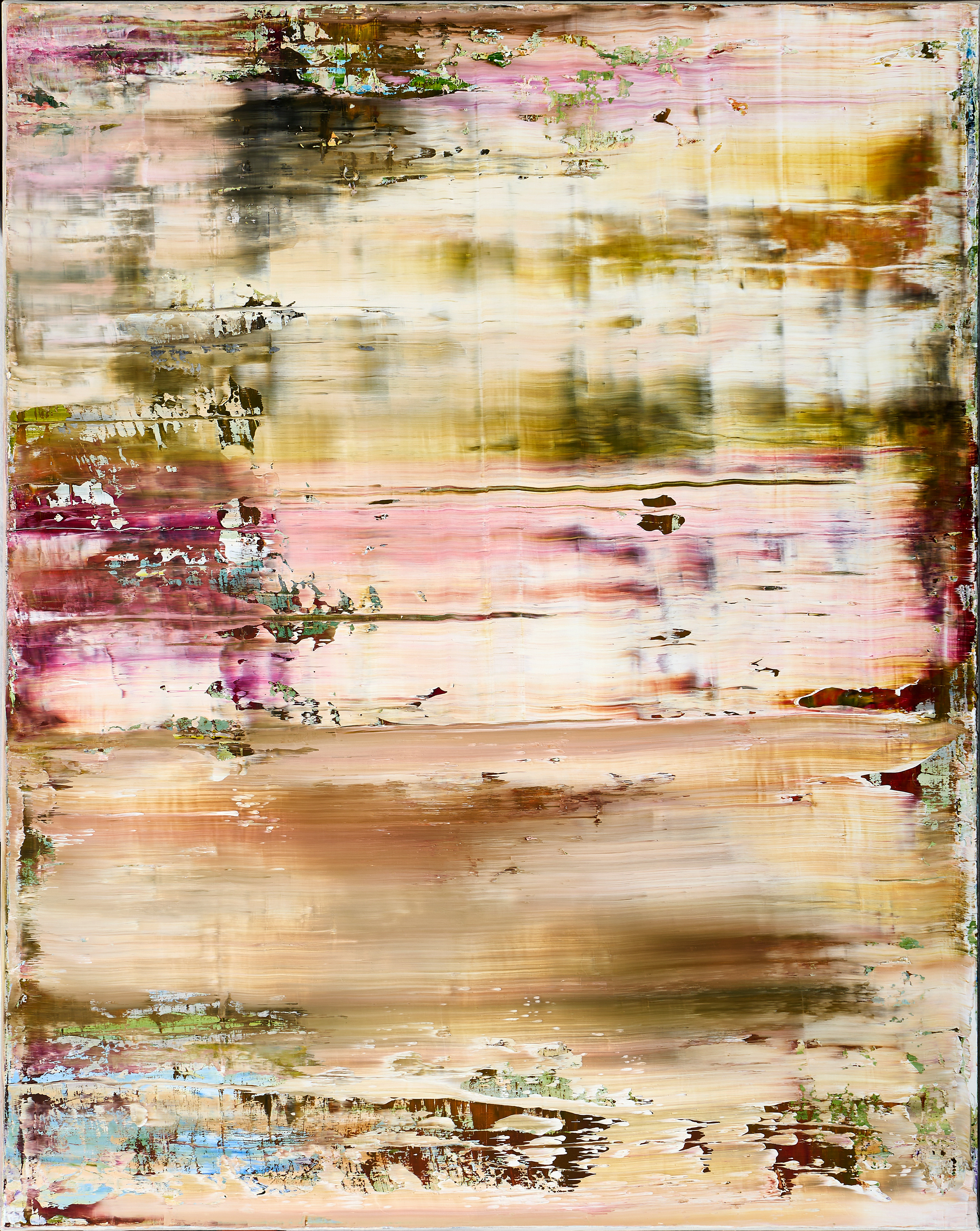 ANNA ROSENBÄCK (samtida). Abstrakt komposition, signerad a tergo 127 / A. rosenbäck -17, olja på duk.