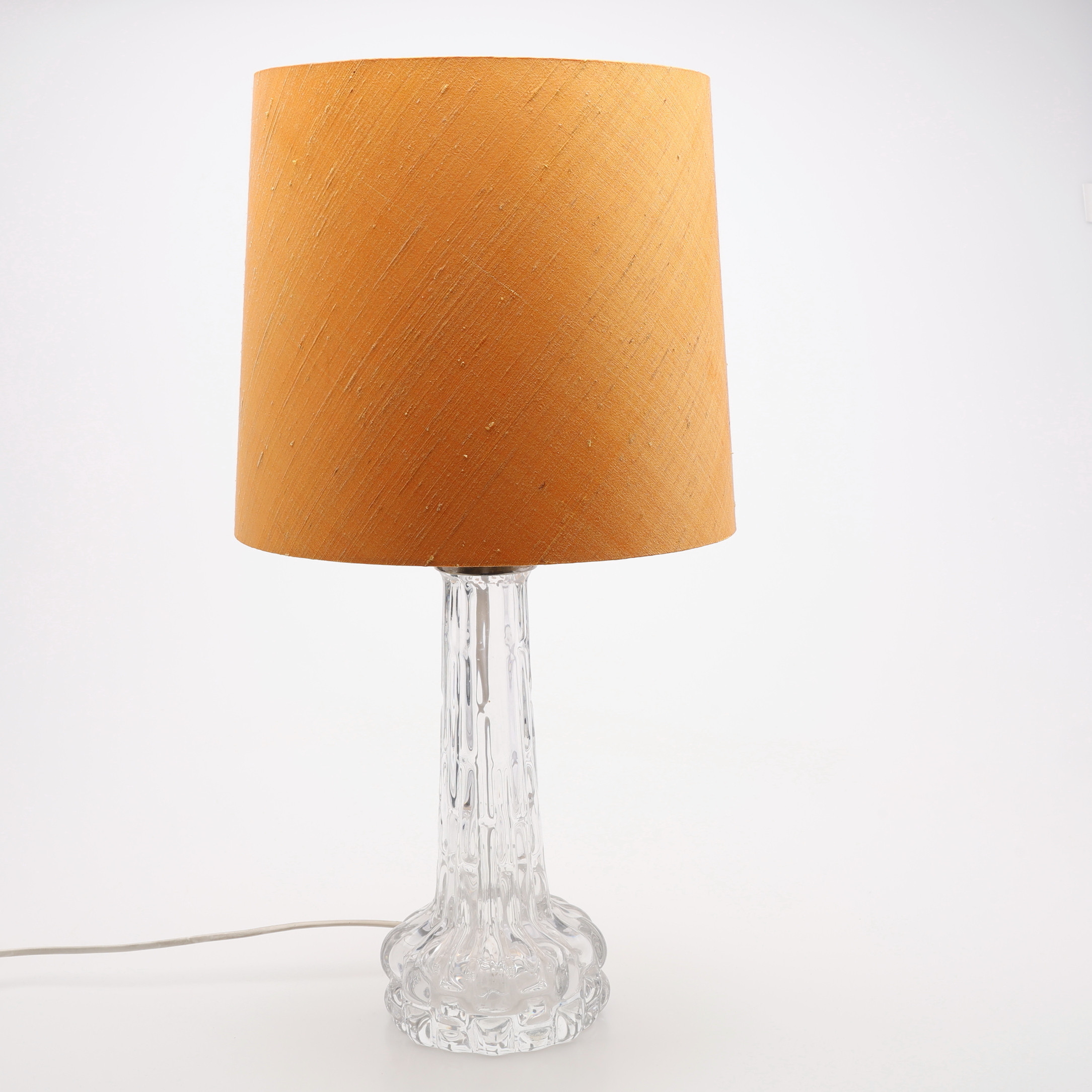 CARL FAGERLUND. BORDSLAMPA, GLAS, RD 2052, ORREFORS.