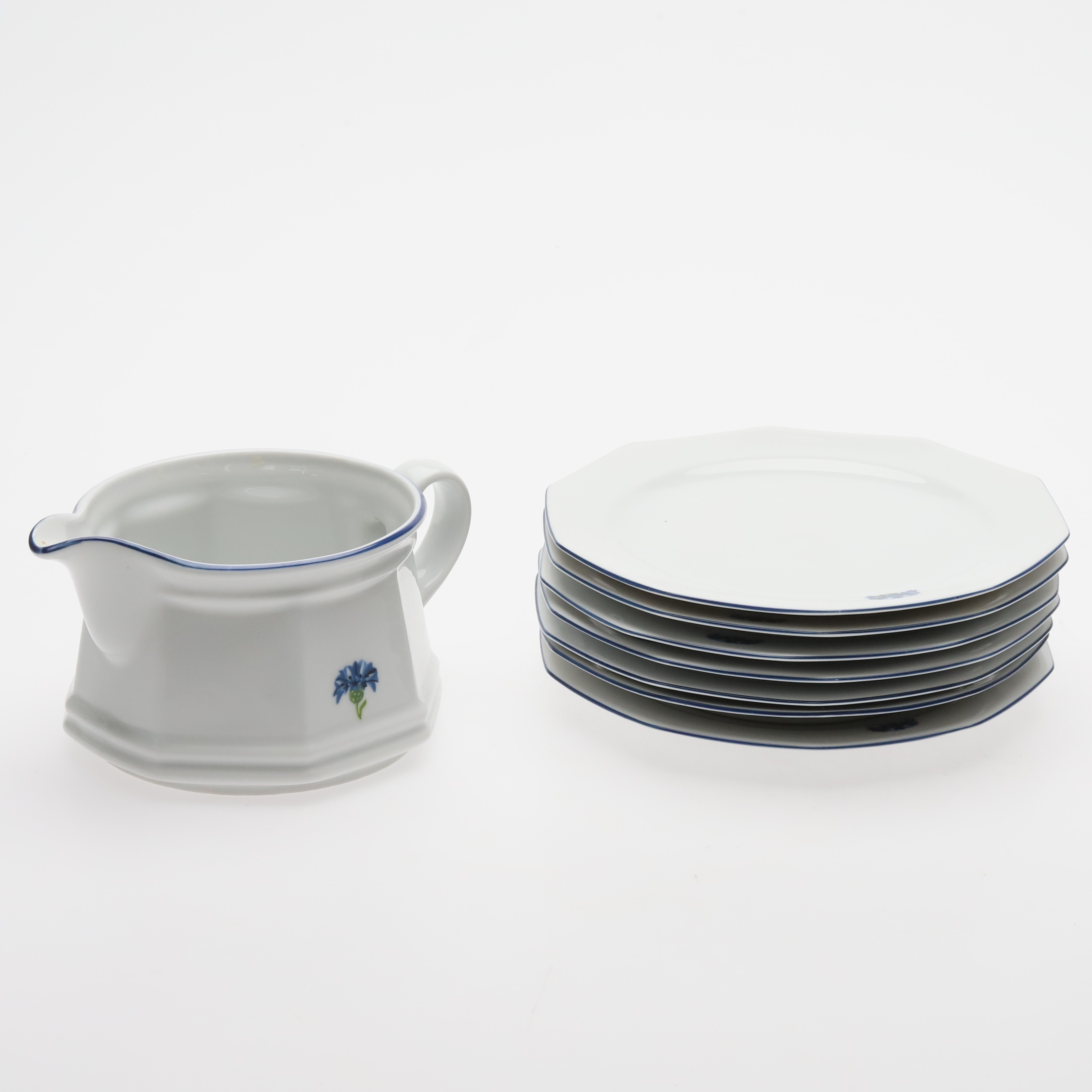 MATSERVISDELAR, "Blåklint", Boda Shop, 8 delar.