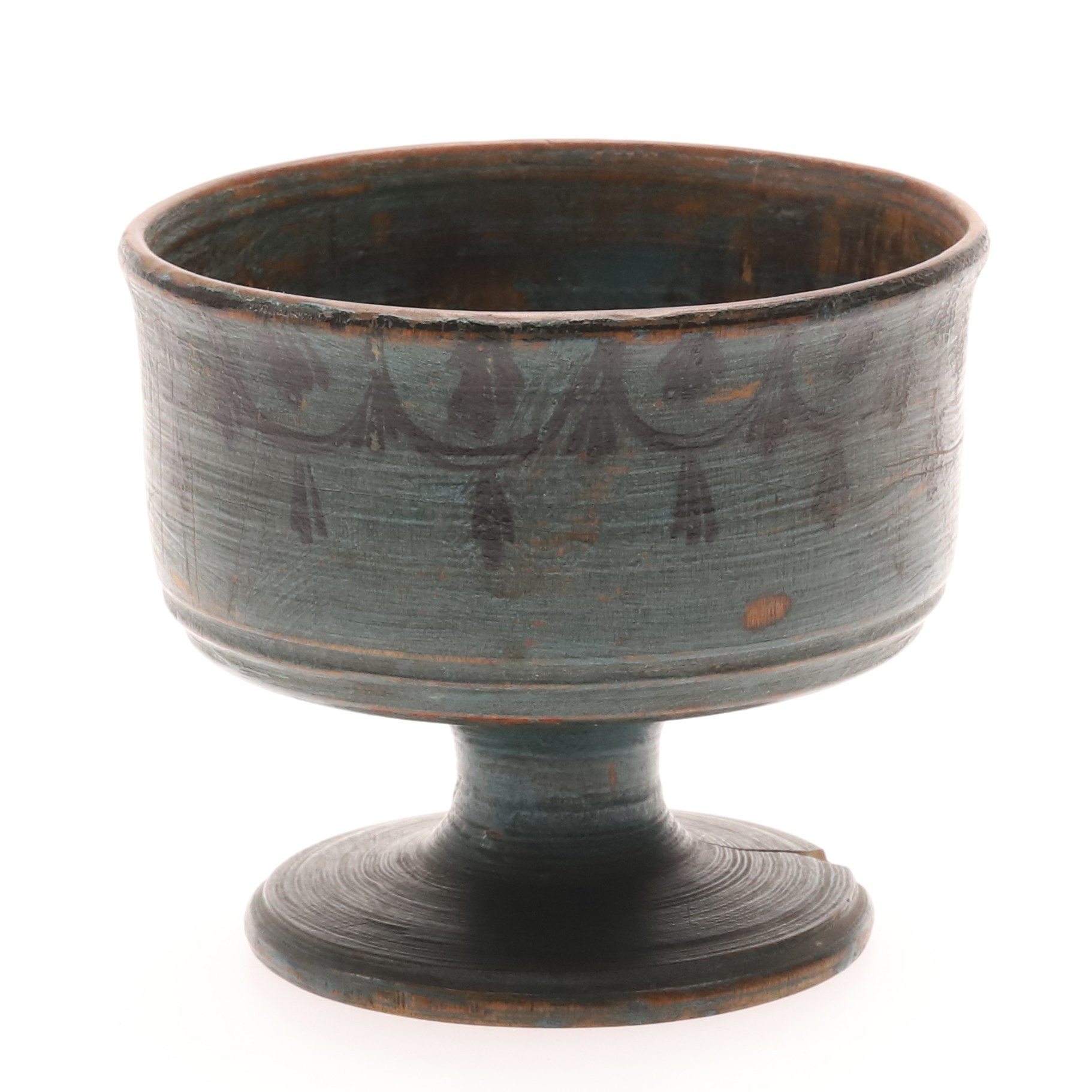 KALK, trä, bemålad, 17/1800-tal.