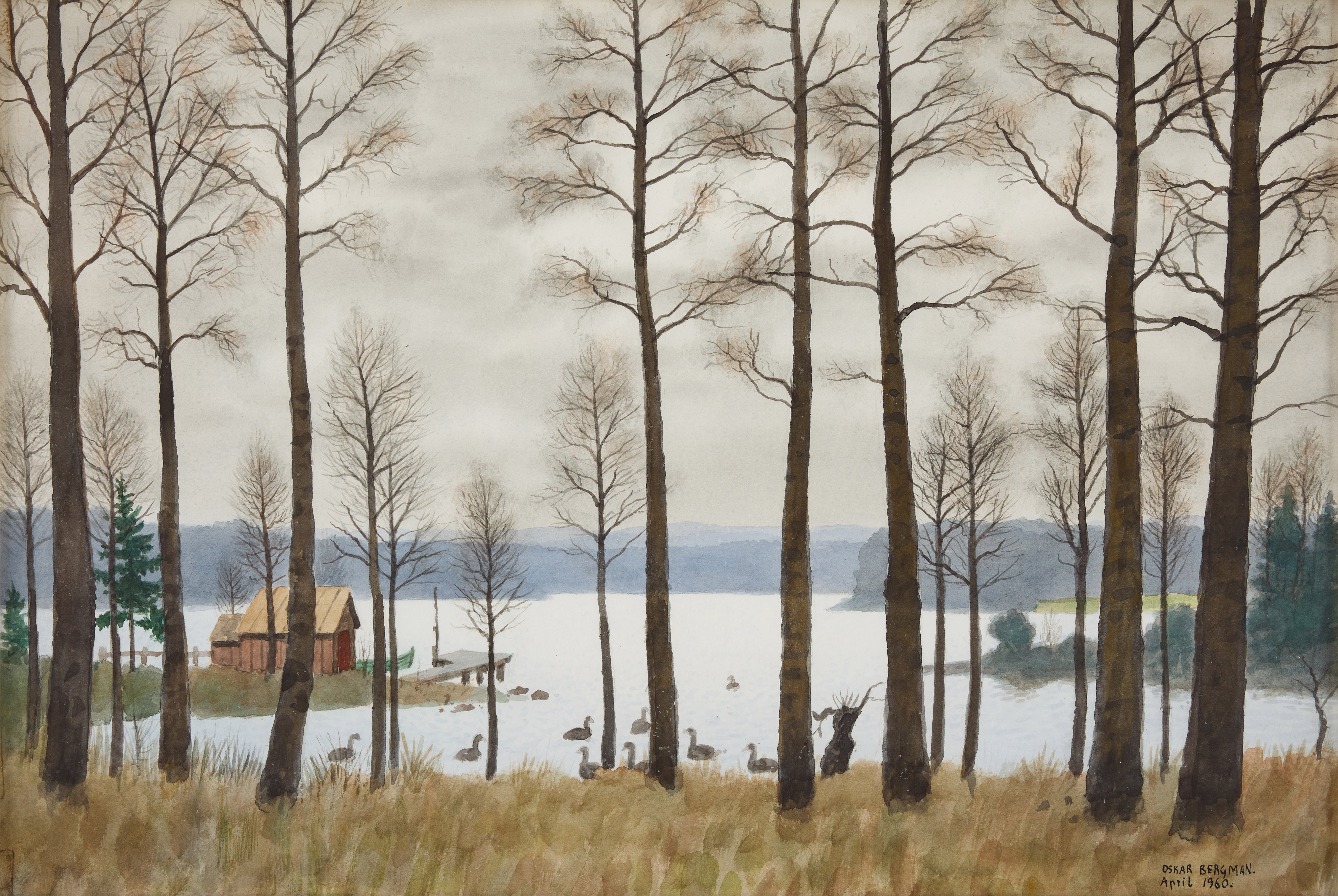 OSKAR BERGMAN. "Insjö".