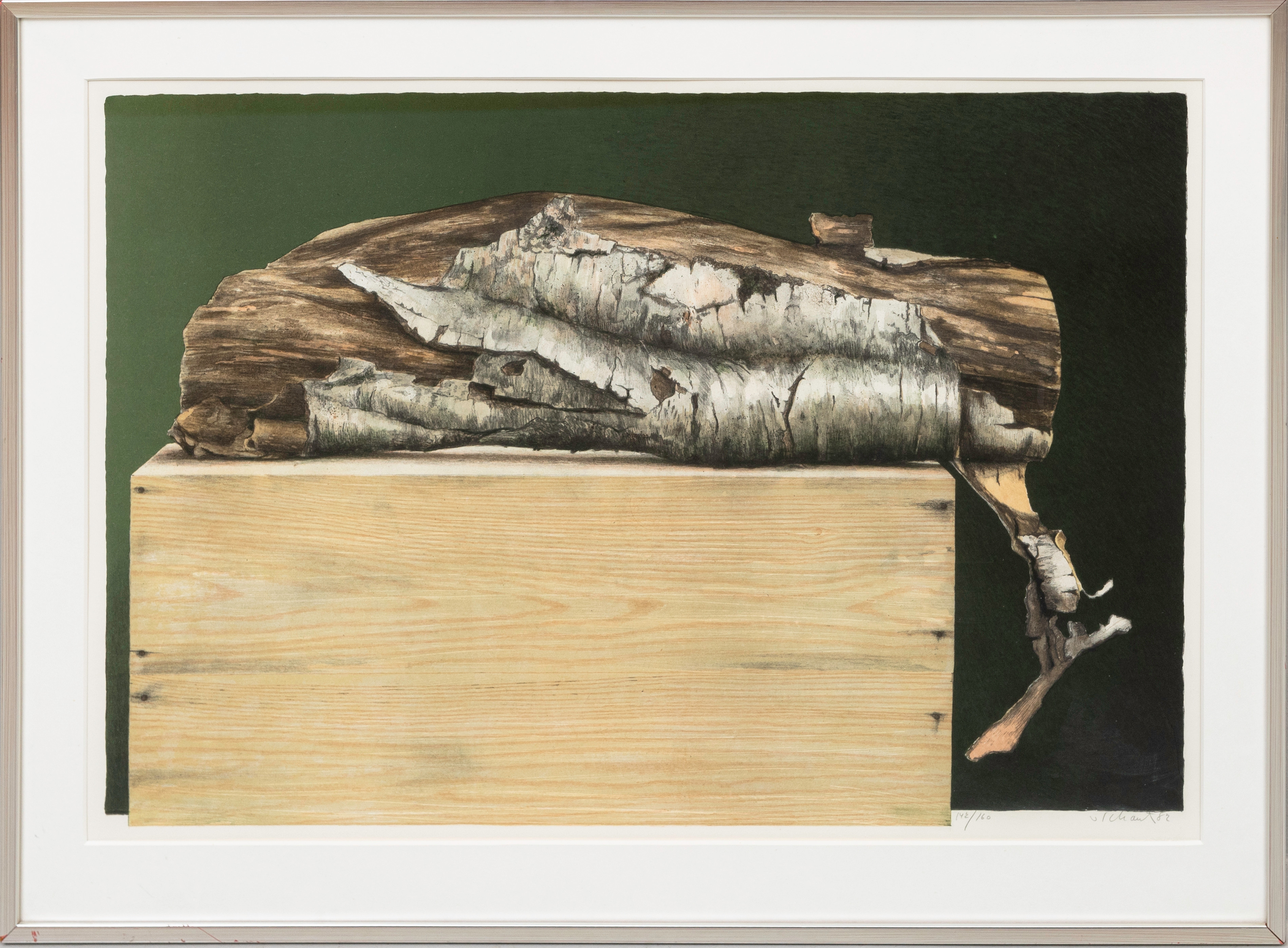 PHILIP VON SCHANTZ. Björk, färglitografi, signerad, numrerad 142/160, 1982.