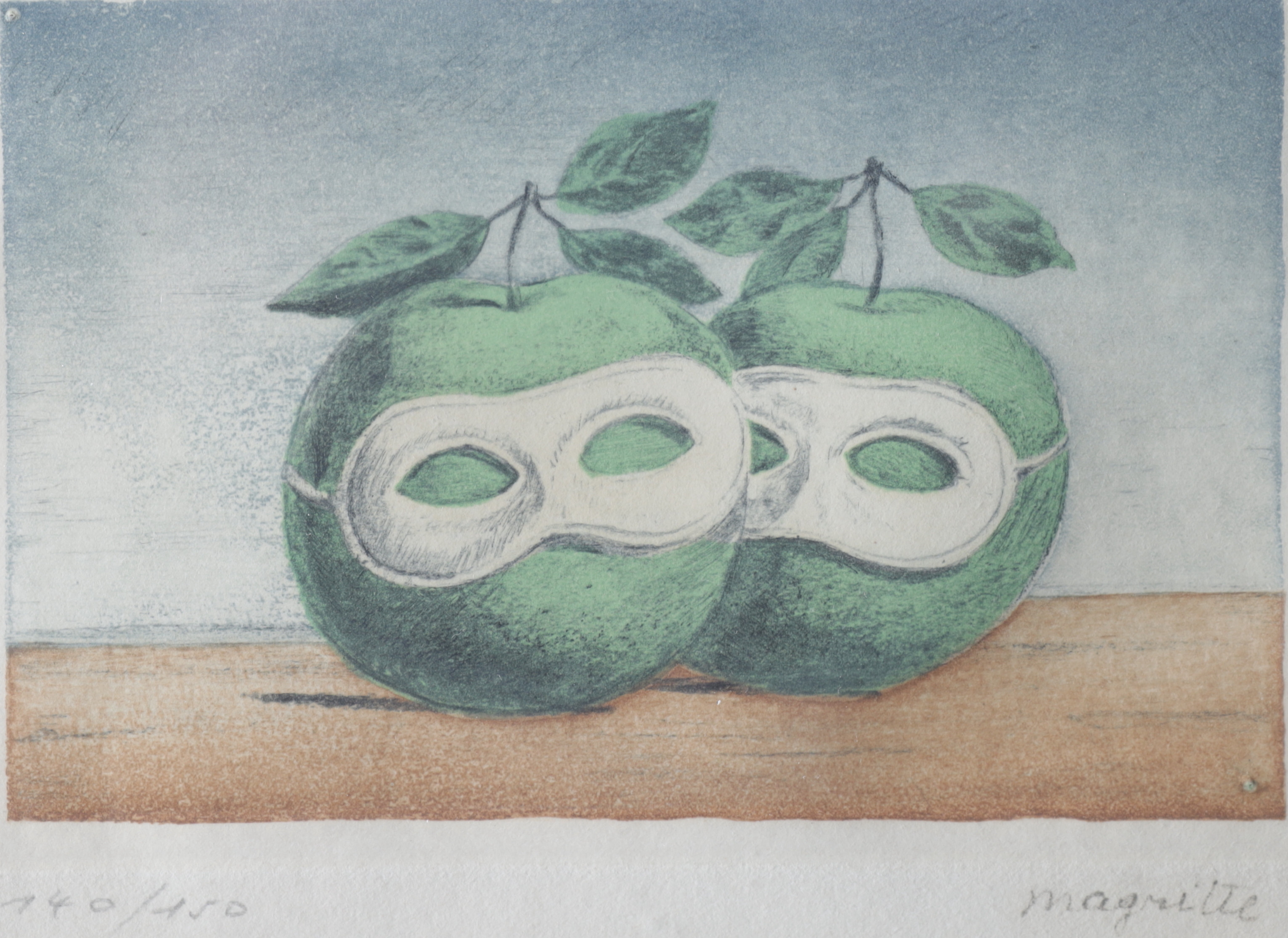 RENÉ MAGRITTE (BELGIEN, 1898-1967). "Le Prêtre Marie", etsning, signerad samt numrerad 140/150.