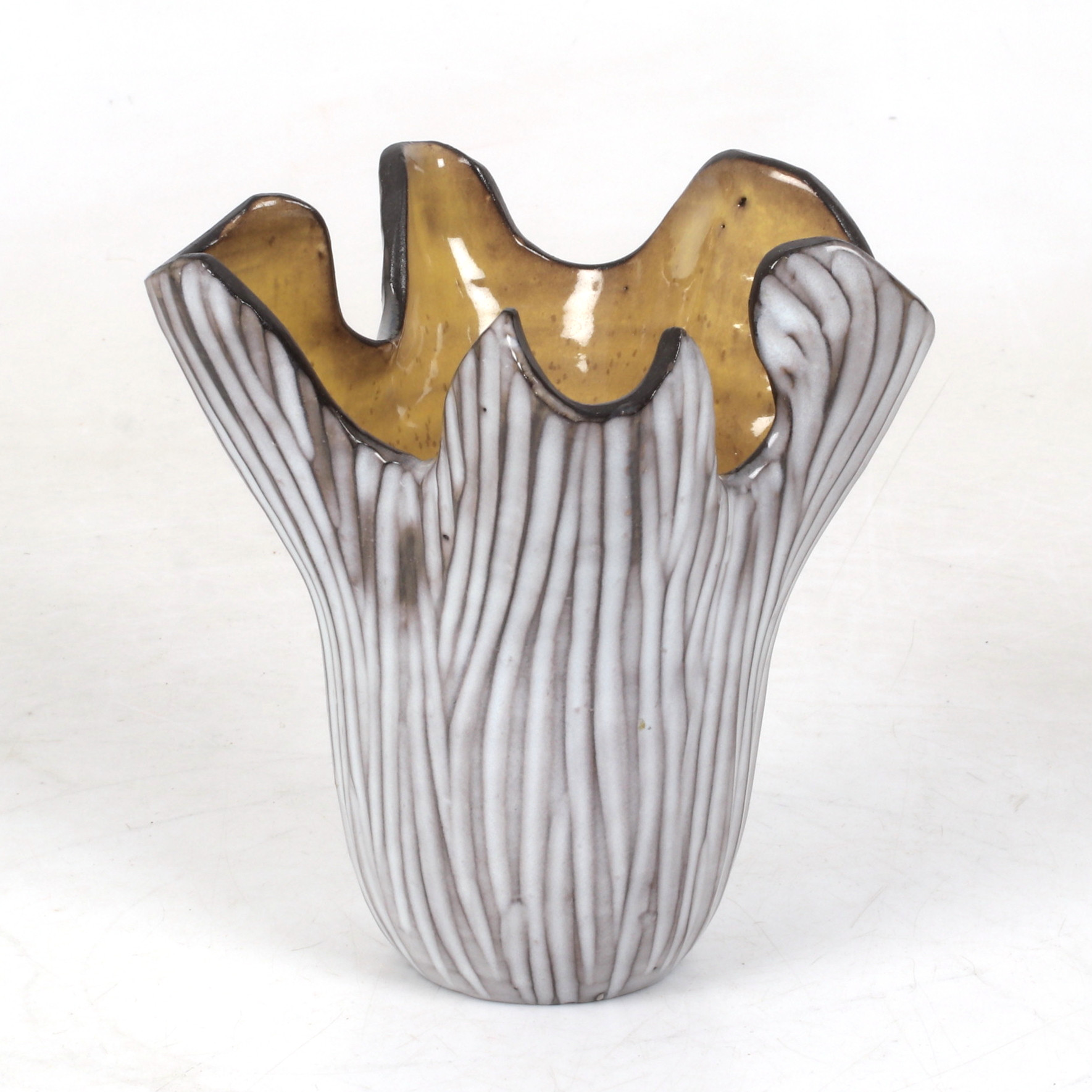 VICKE LINDSTRAND. Vas, "Fungo", Upsala Ekeby, 1900-talets mitt.