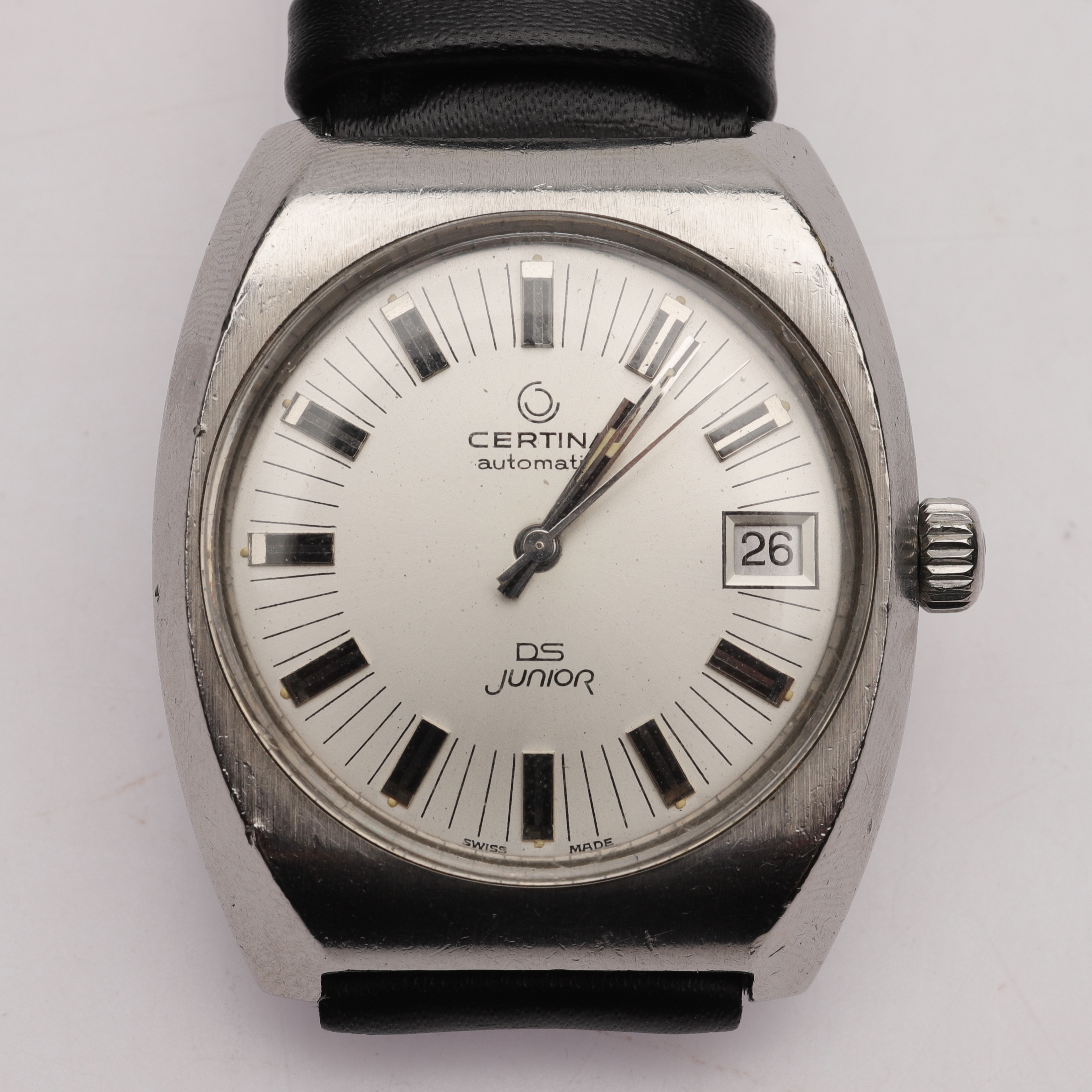 ARMBANDSUR, Certina, "DS Junior," stål, automatic, 1900-talets andra hälft.