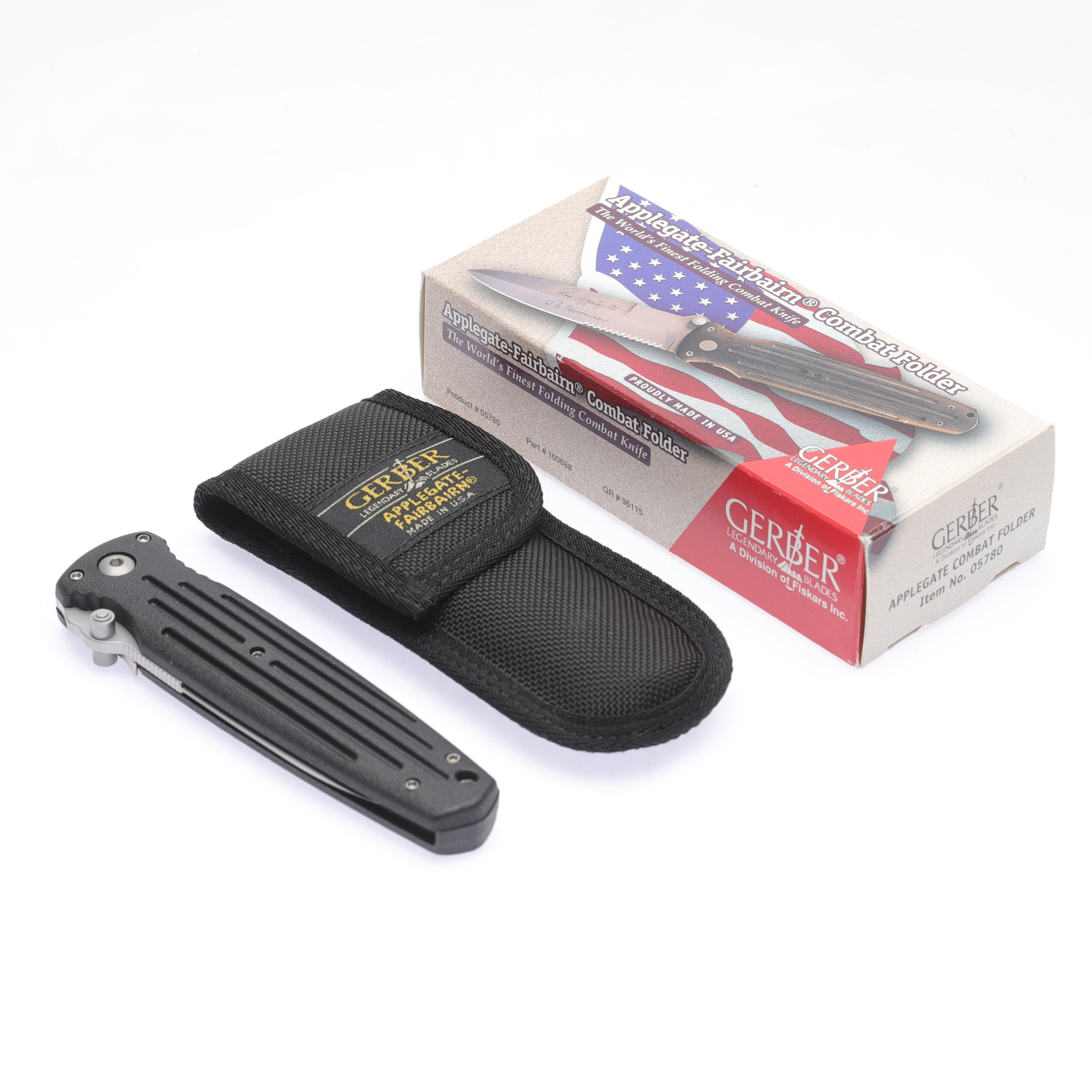 FÄLLKNIV, Gerber, "Combat folder", Applegate Fairbairn, USA.