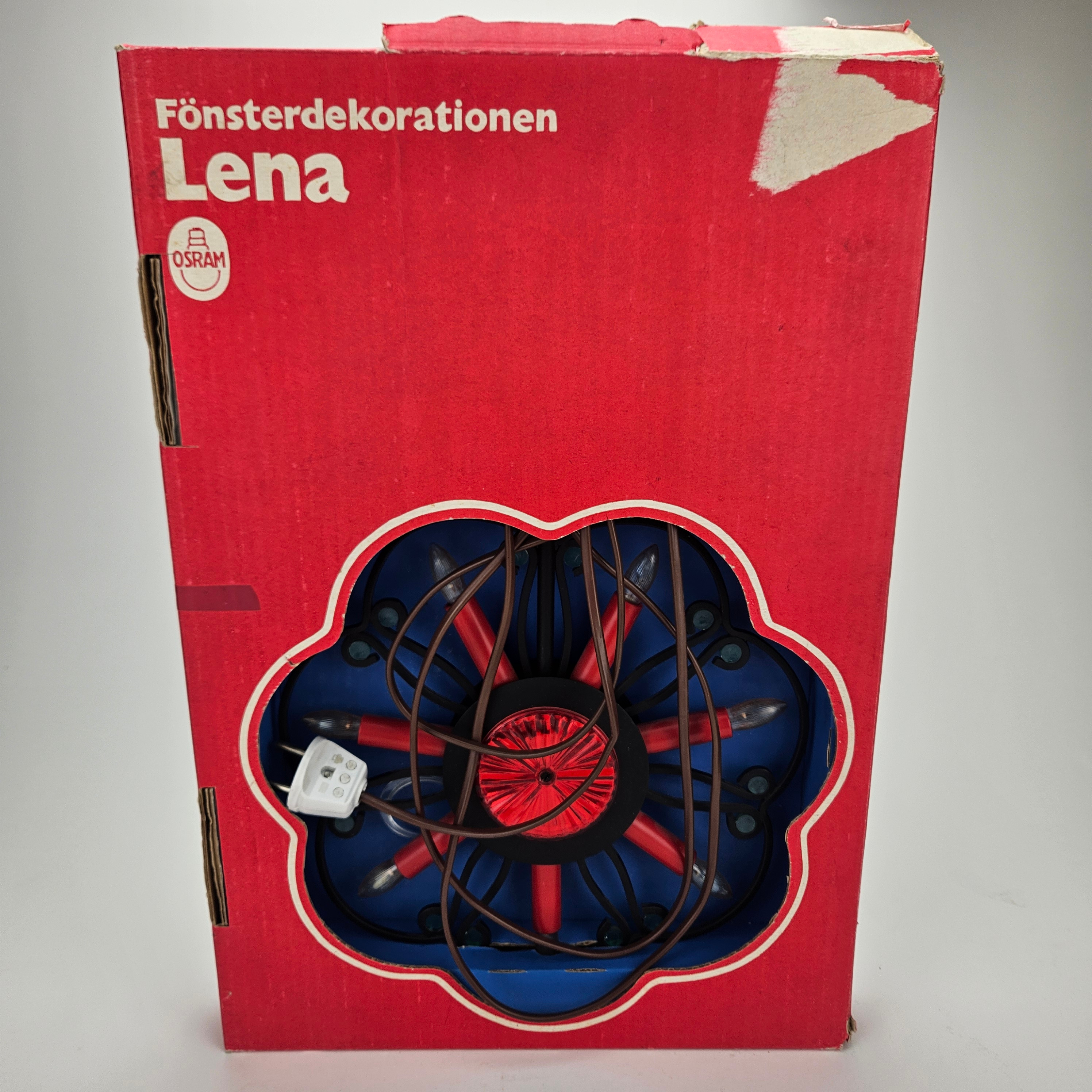 FÖNSTERDEKORATION, metall och plast, "Lena", Osram.