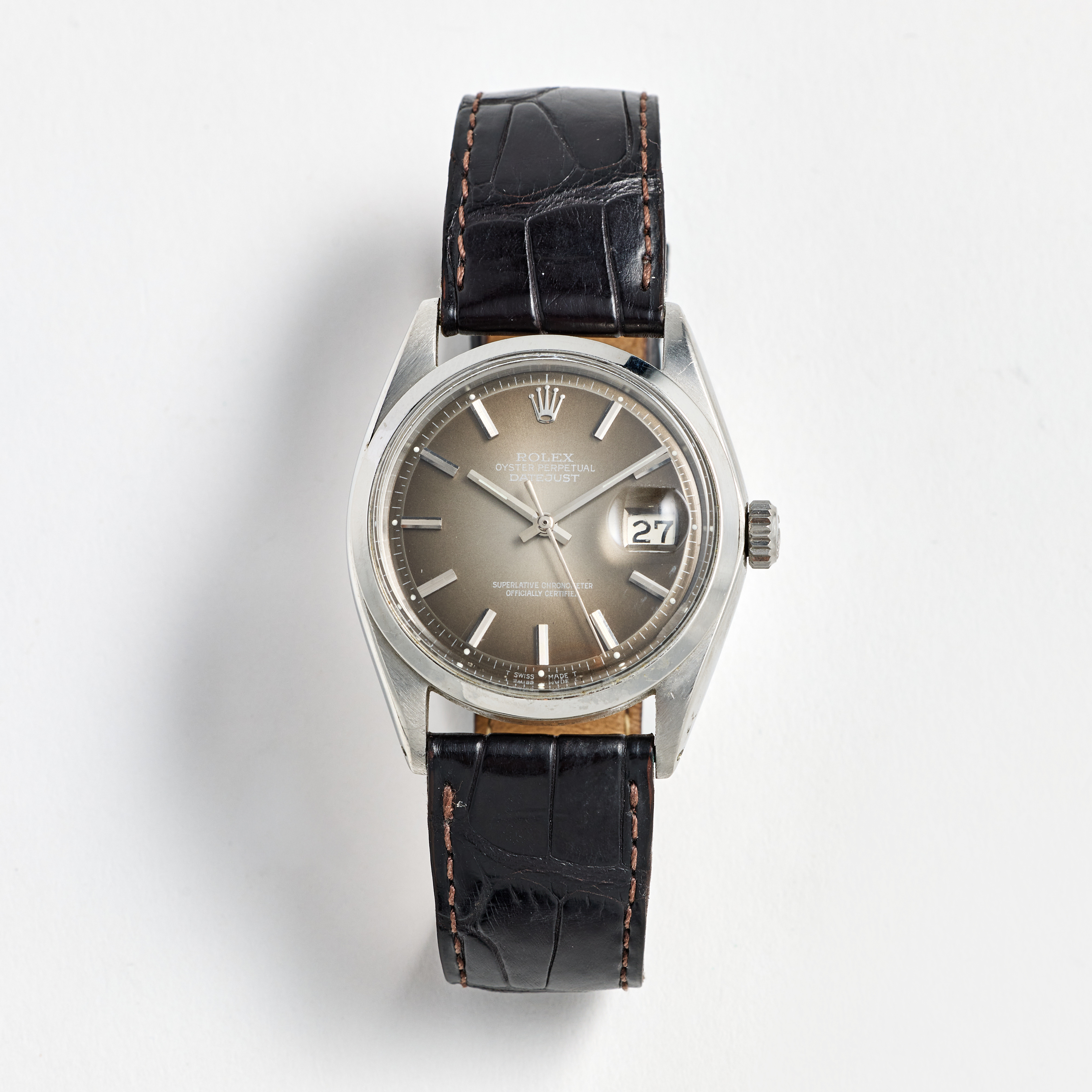 ROLEX, Oyster Perpetual, Datejust (T Swiss Made T), Chronometer, armbandsur, 36 mm, stål, ca 1970.