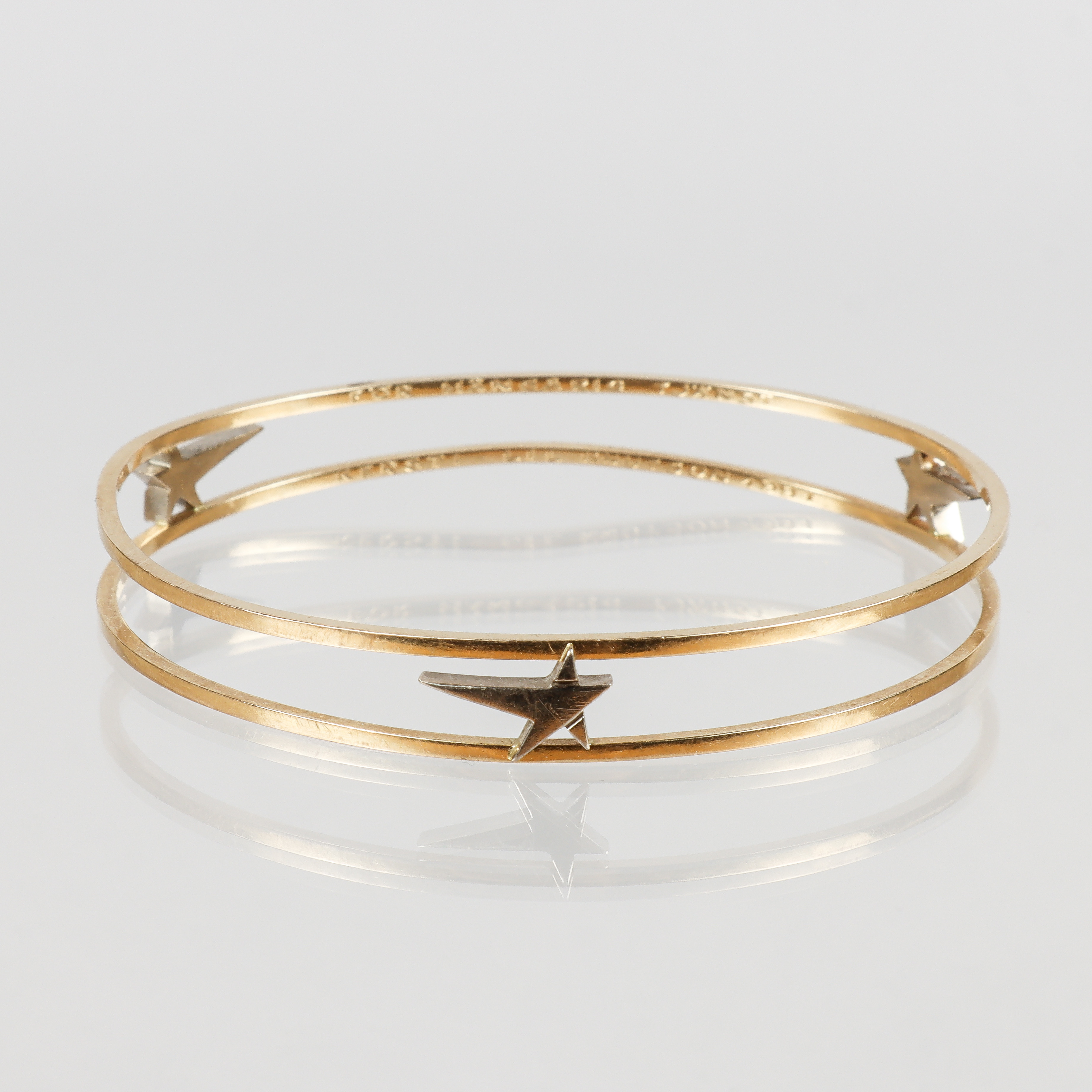 ARMRING 18k guld, Rey Urban, Stockholm 1990.