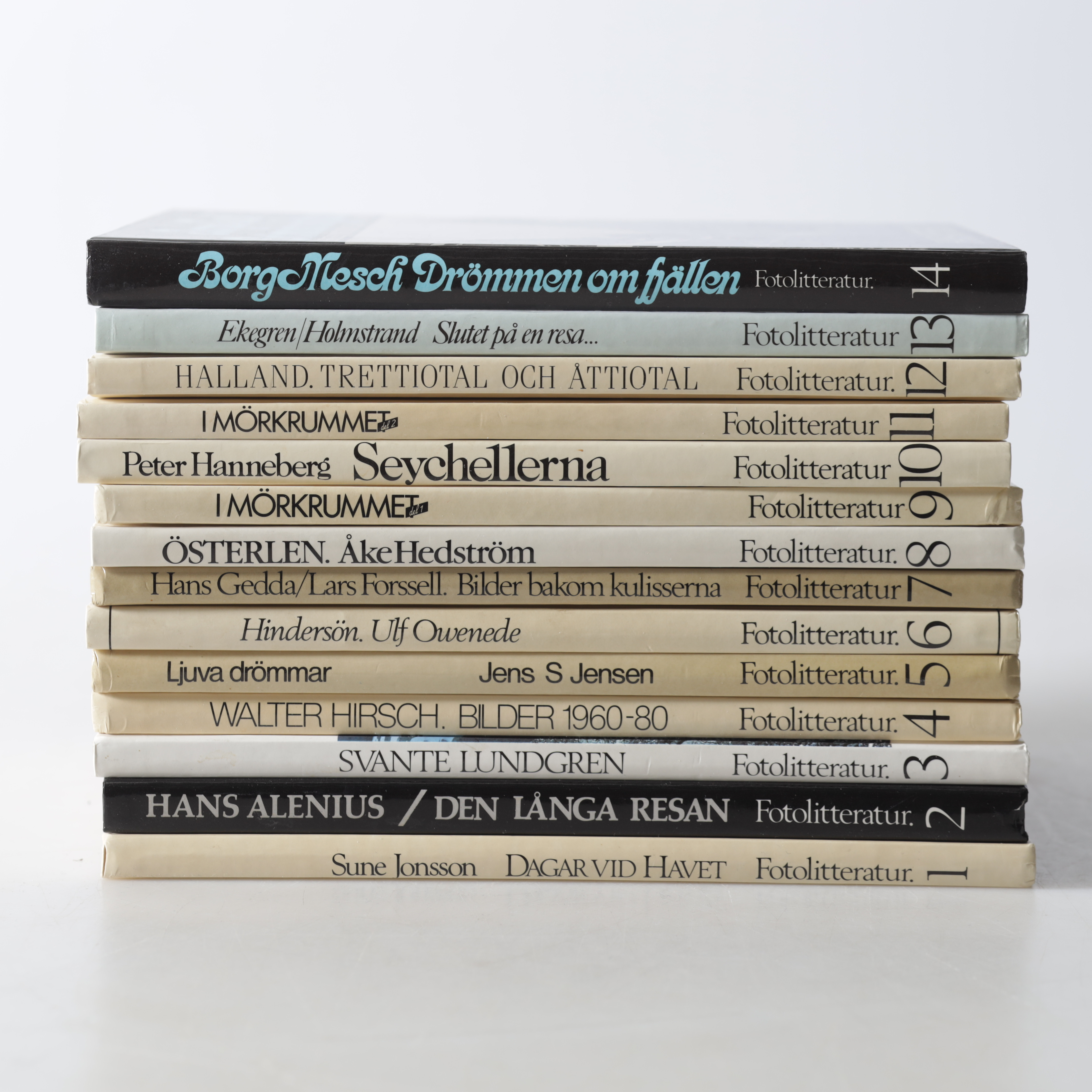 BÖCKER, 14 volymer, "Fotolitteratur" 1981-86.
