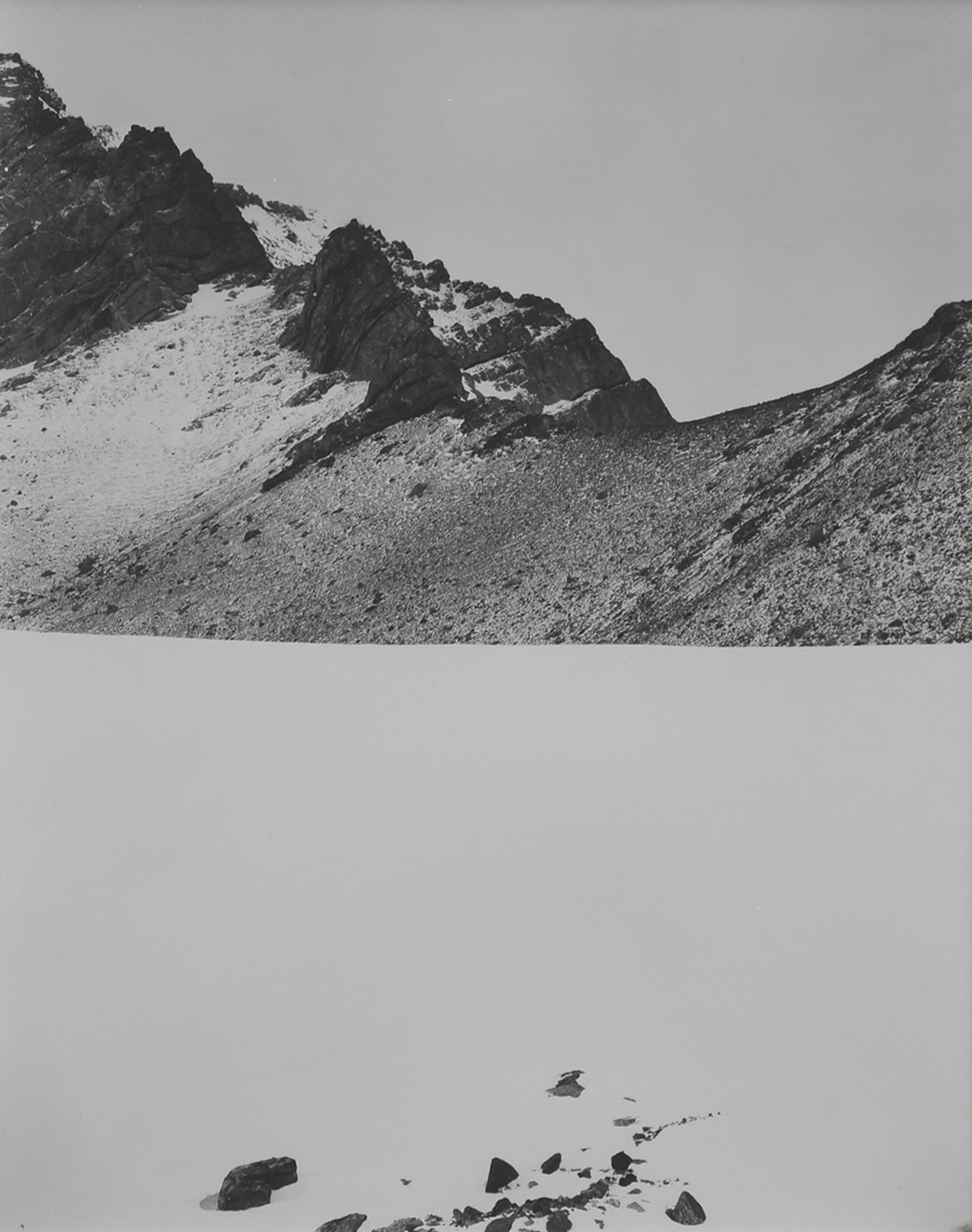 GERRY JOHANSSON 1945-. SILVERGELATINKOPIA, "ANTARKTIS # 521, 2001", SIGNERAD, NUMRERAD 17/33 OCH DATERAD 2001/14.