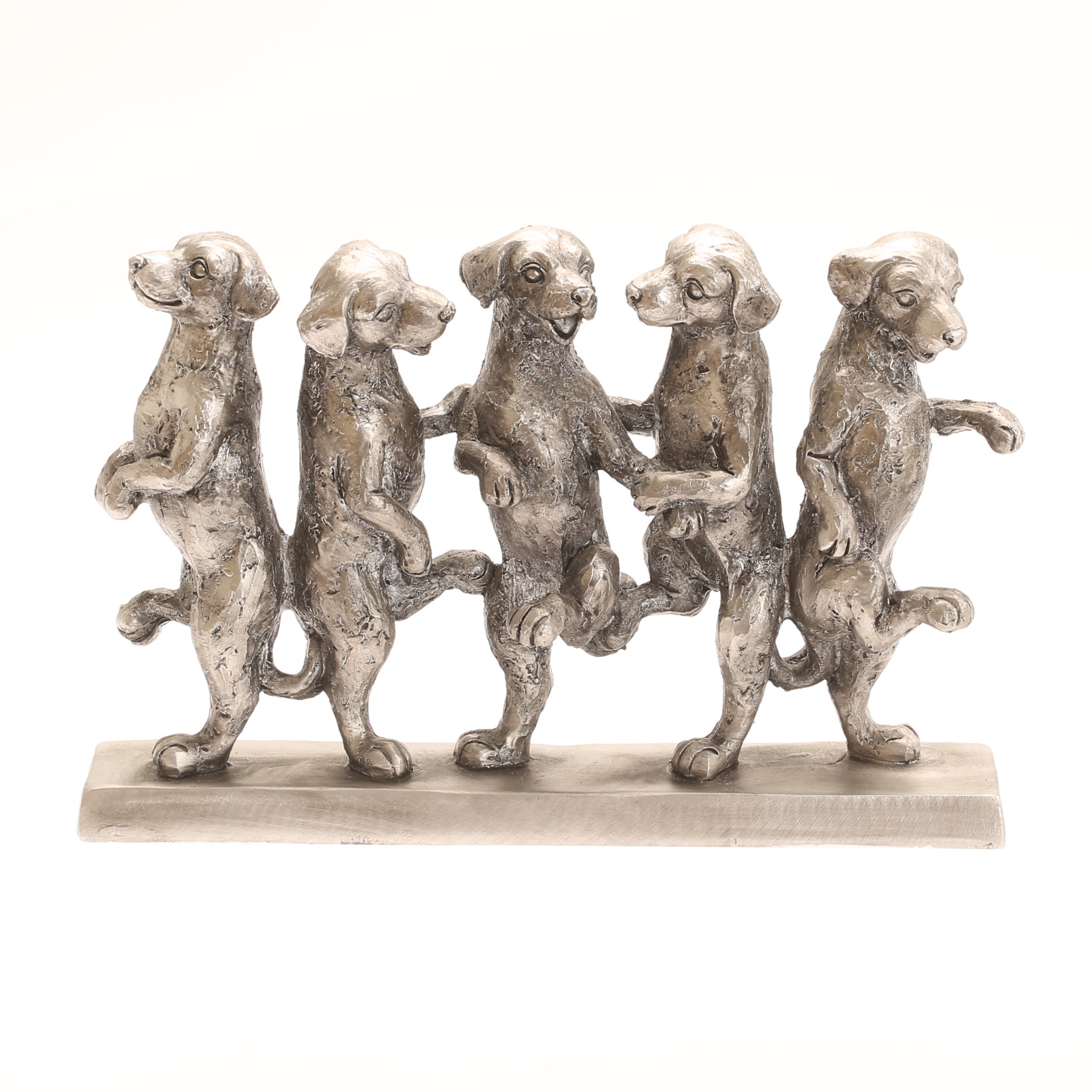 SKULPTUR, hundar, polystone, nutida.