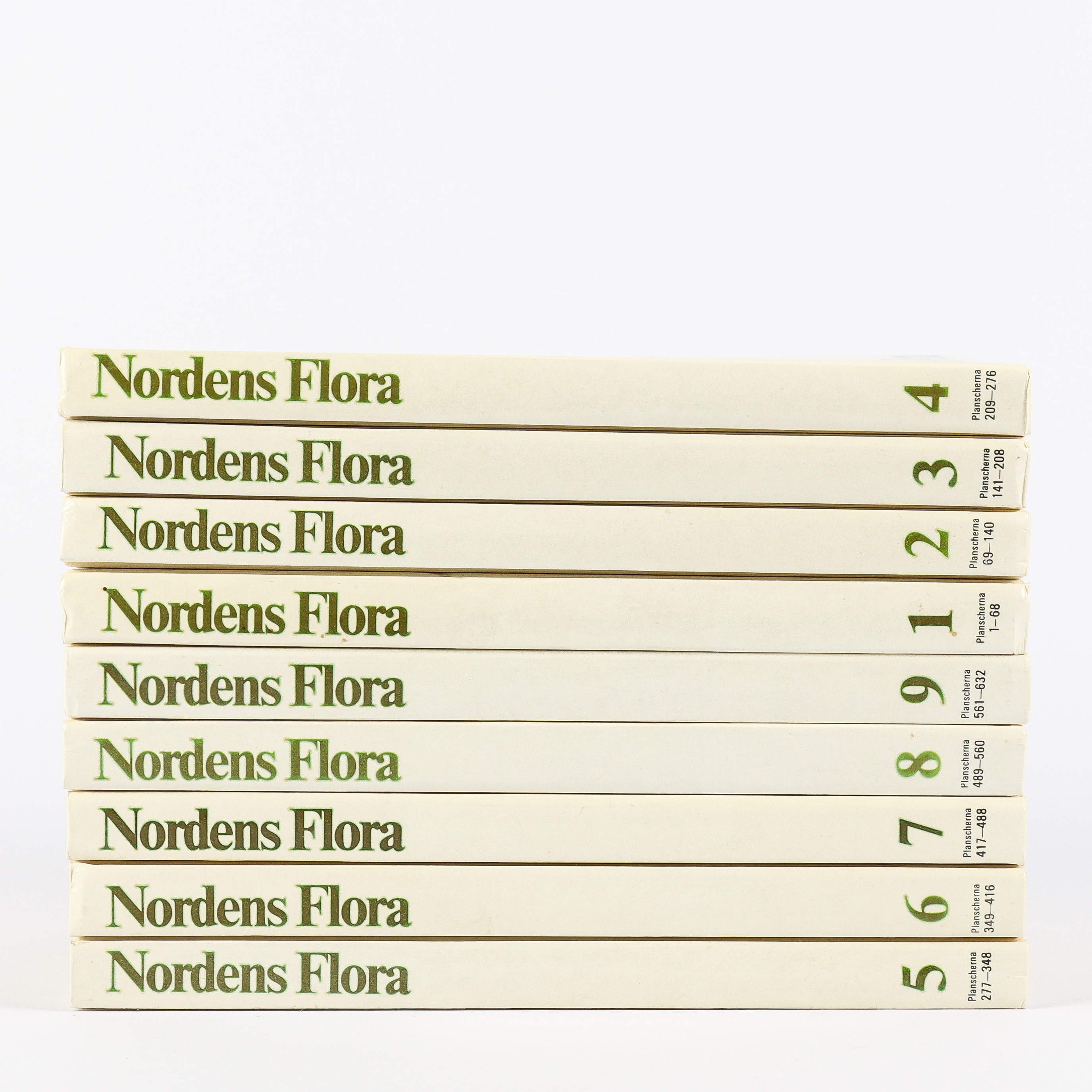 CAM LINDMAN Nordens Flora 1-9.