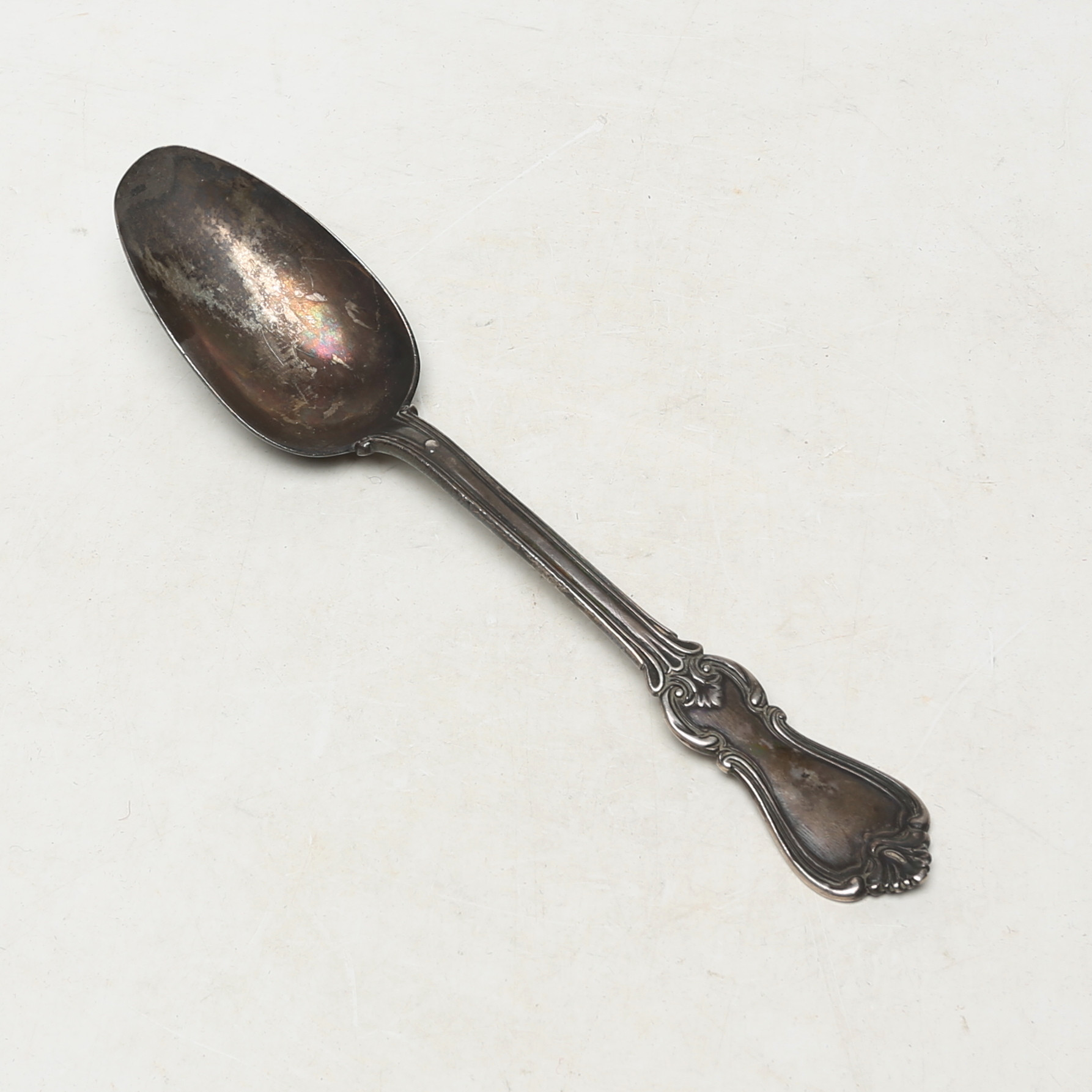 MATSKED, silver, G Möllenborg, antik.