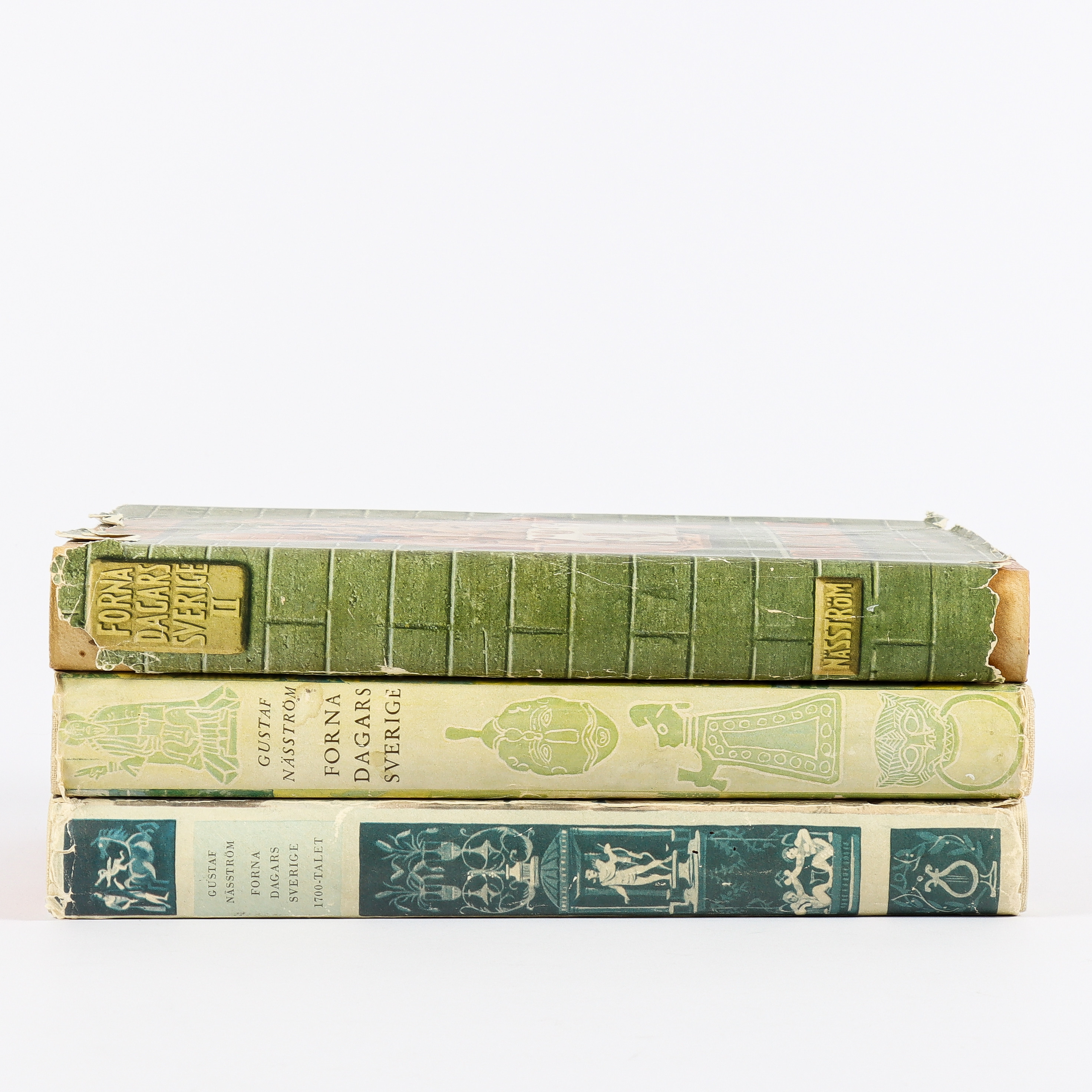 GUSTAF NÄSSTRÖM Forna Dagars Sverige, 3 band.