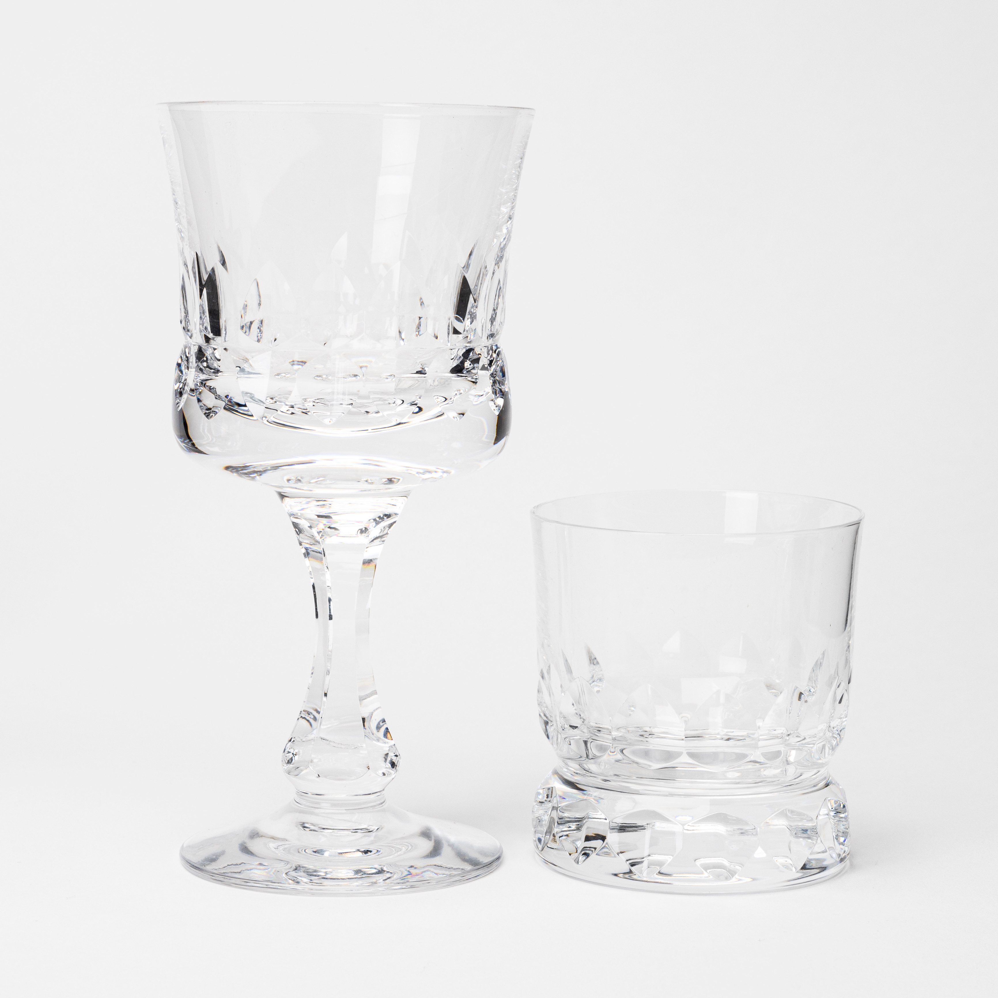 GÖRAN WÄRFF. Glasservis, 25 delar, "Prince", Kosta Boda, 1900-tal.