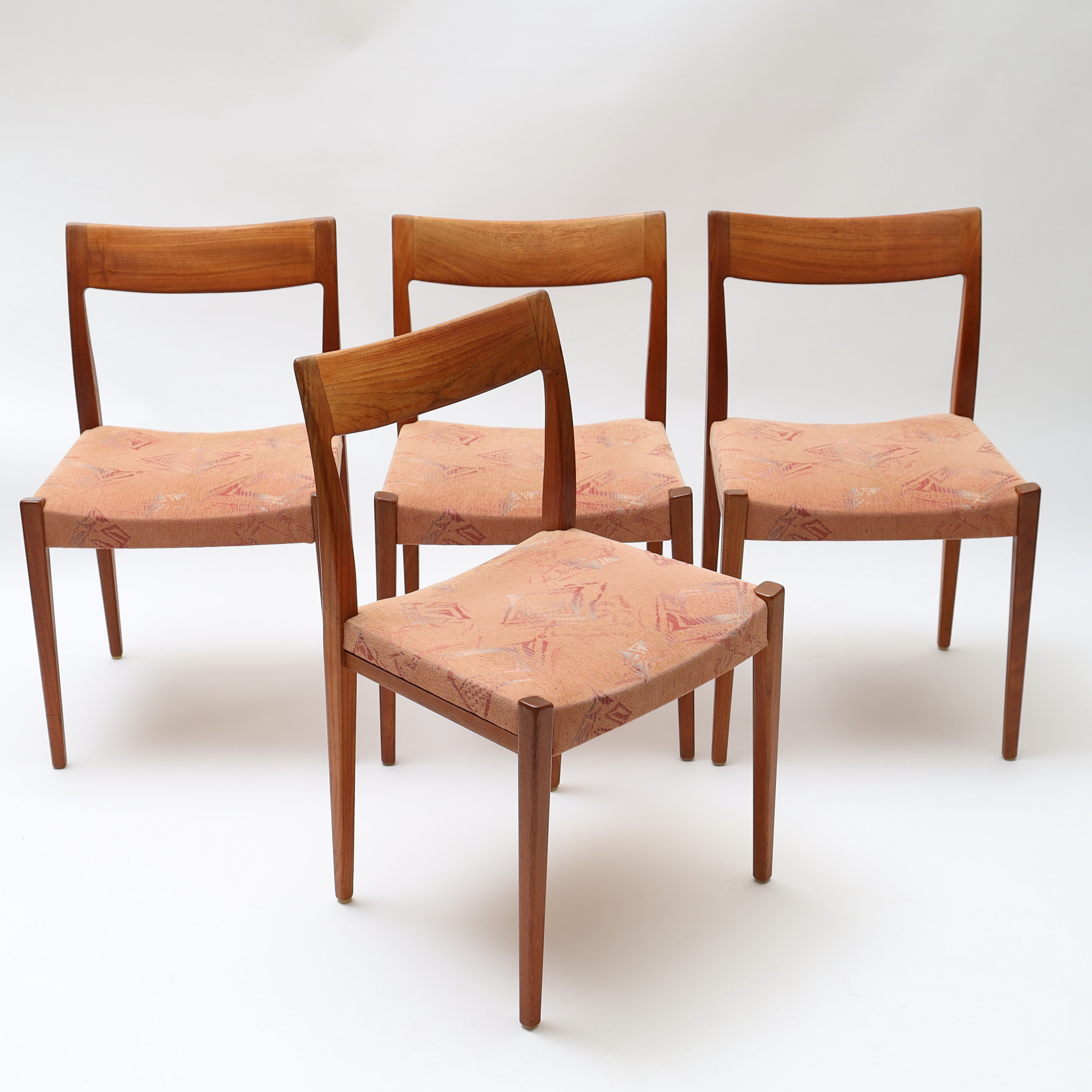 YNGVE EKSTRÖM. Stolar 4 st, "Kontiki" Bra Bohag, Troeds, 1960-tal.