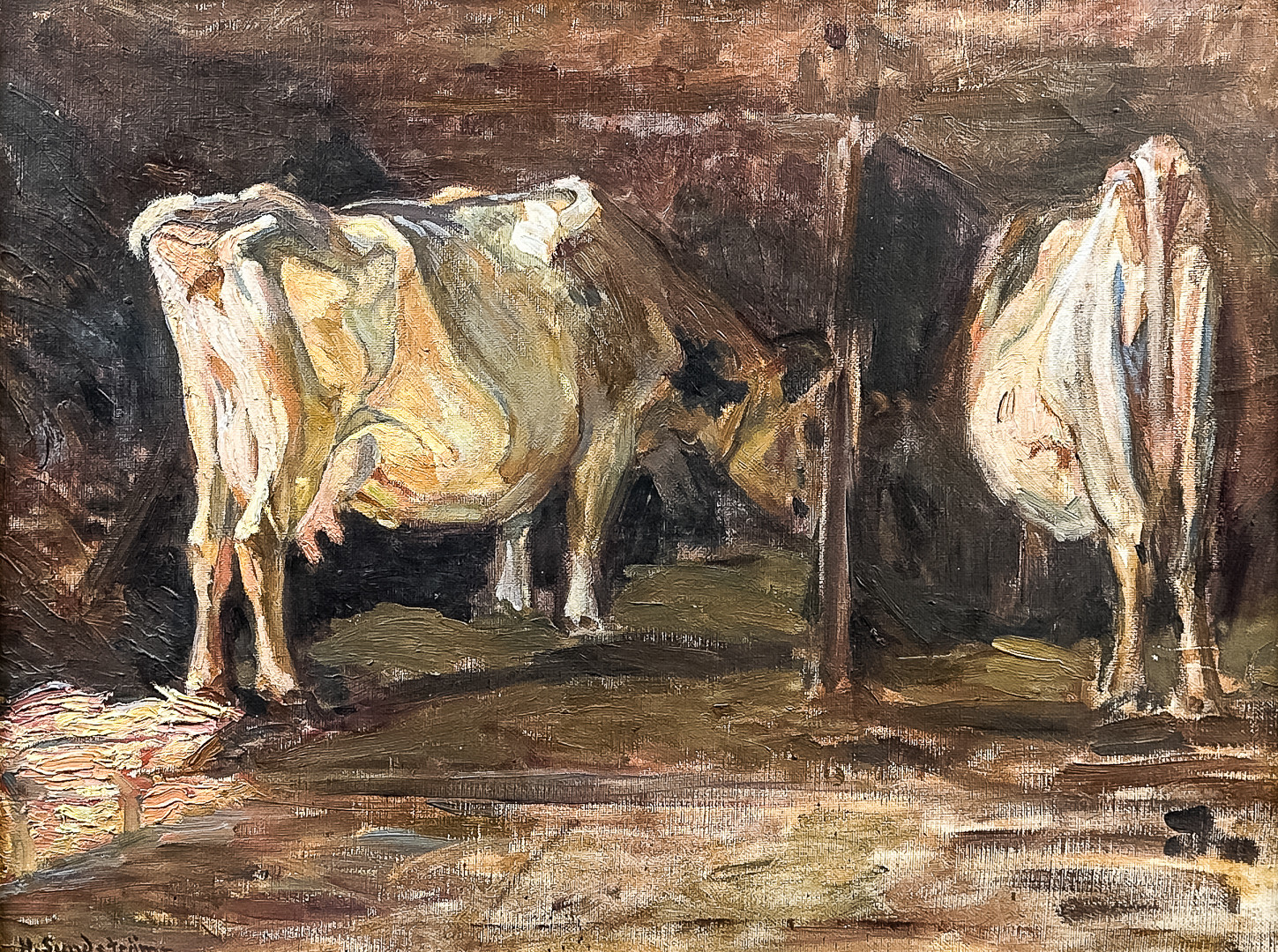 HARRIET SUNDSTRÖM. OLJA PÅ DUK, signerad.