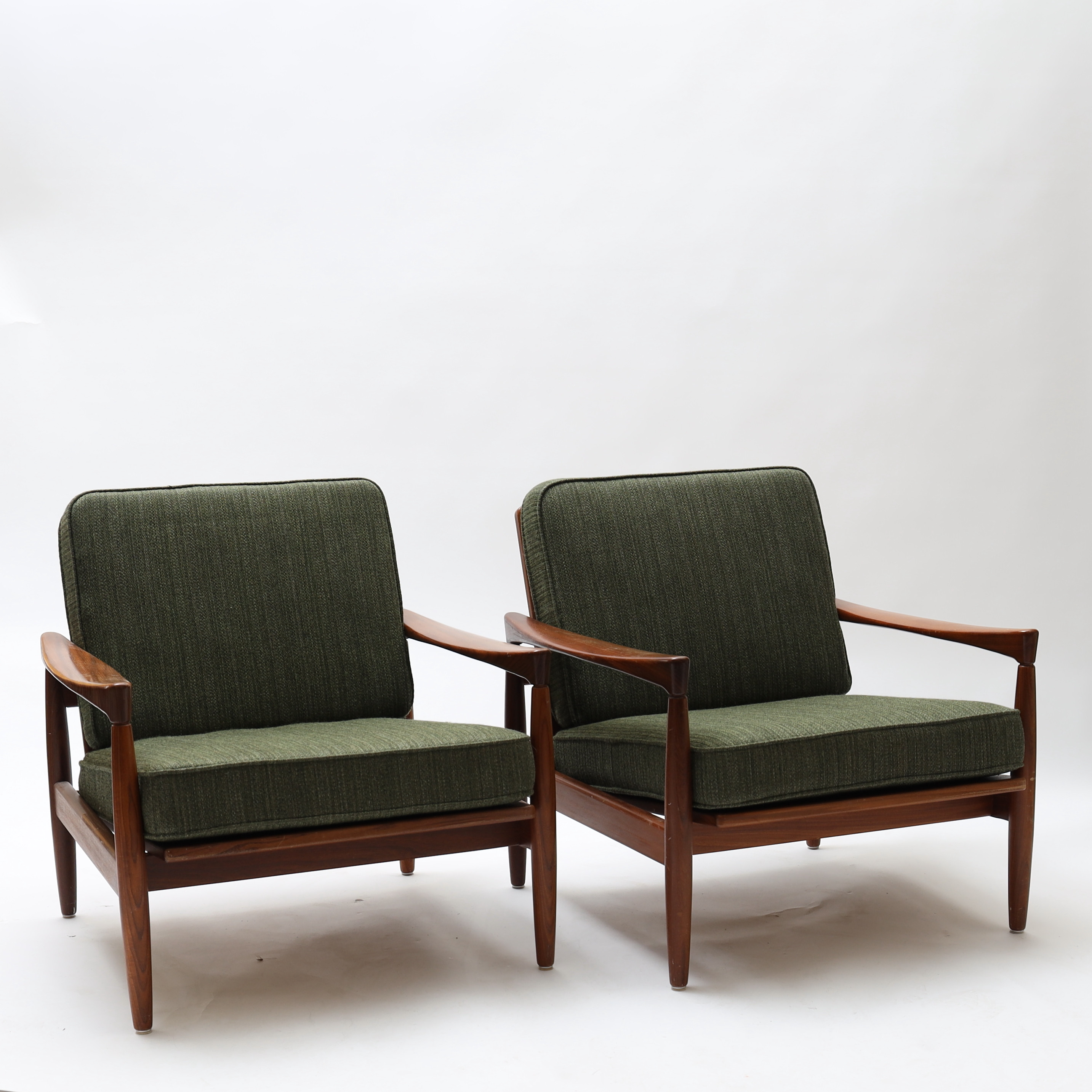 ERIK WÖRTZ. Fåtöljer ett par, "Kolding" 1960-tal.