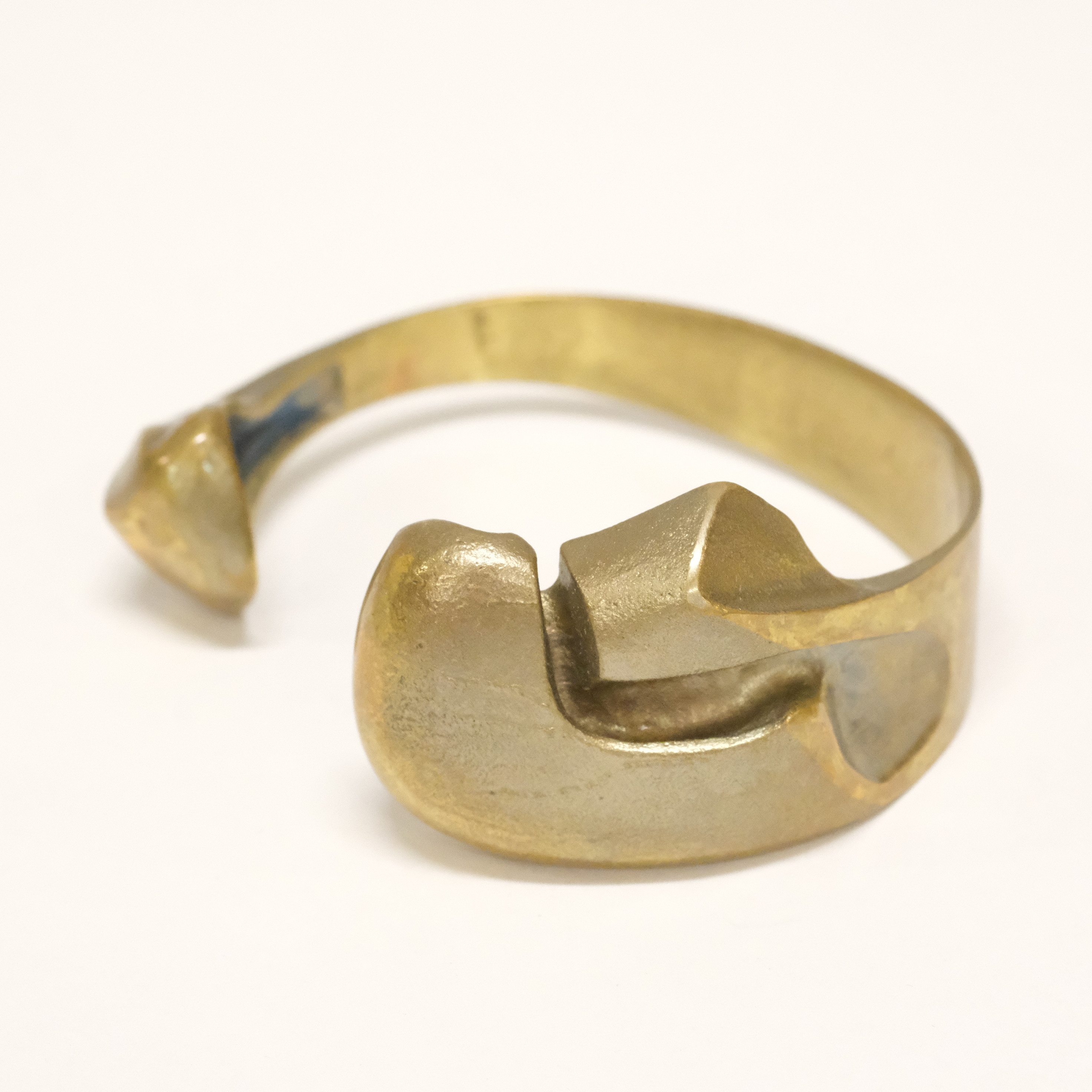 BJÖRN WECKSTRÖM. ARMRING, "KRUPP", ELDBRONS, LAPPONIA.