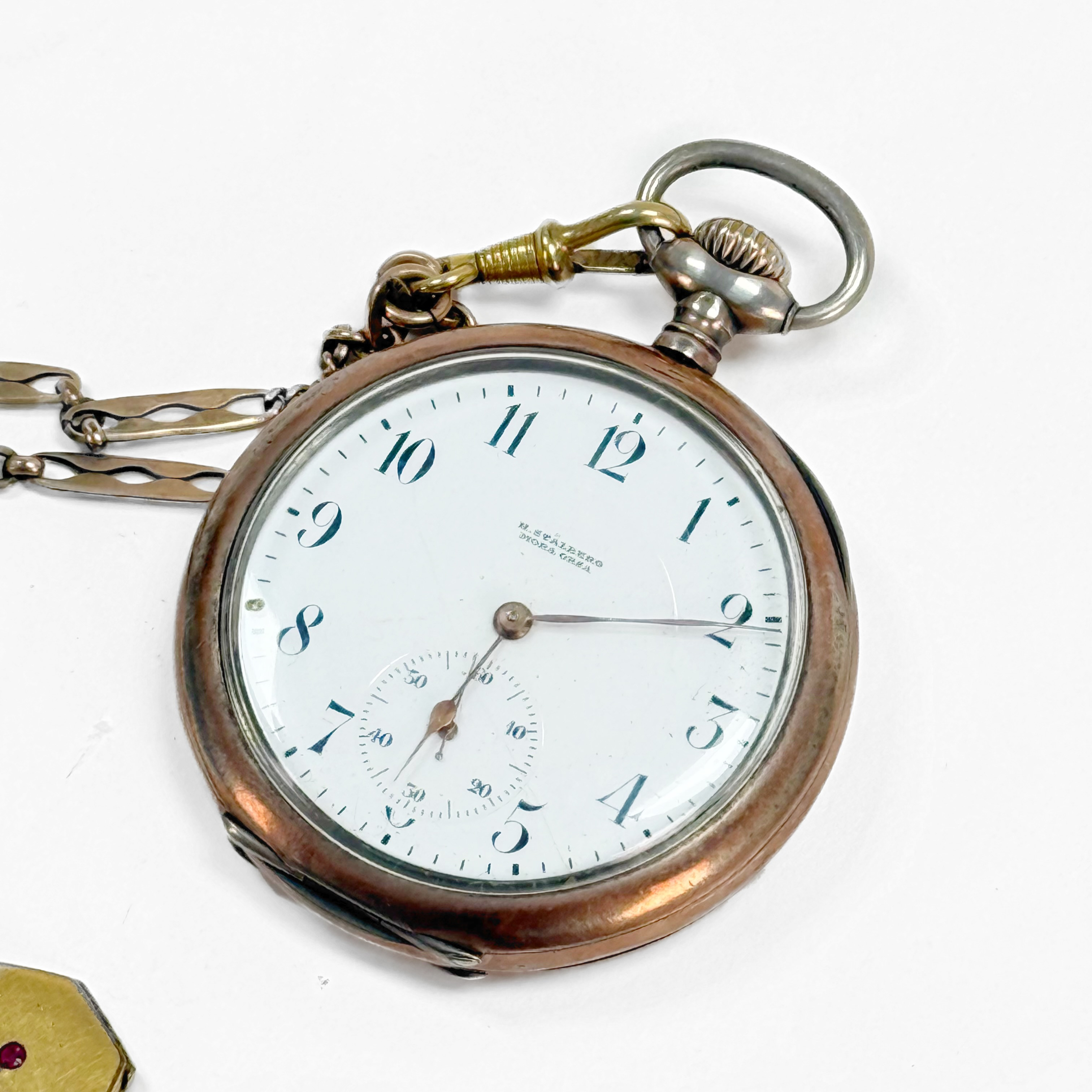 FICKUR INVAR -Silver , Schweiz, med kedja.