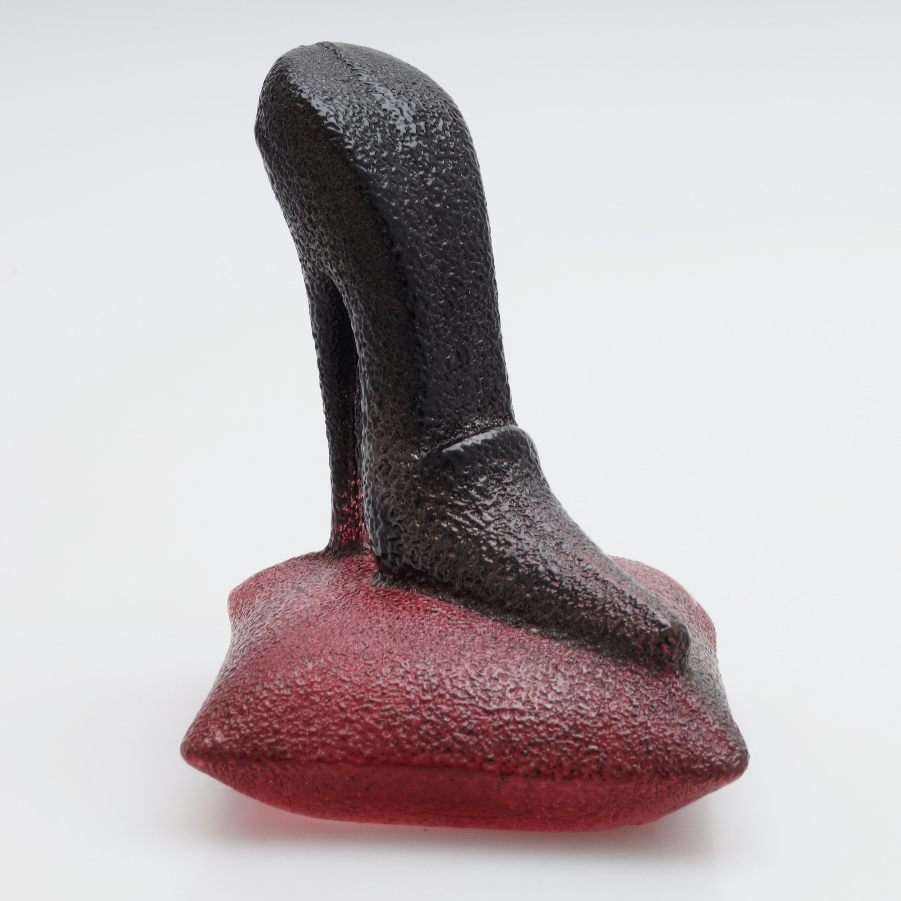 KJELL ENGMAN. Skulptur ur "Catwalk", glas, Kosta Boda.