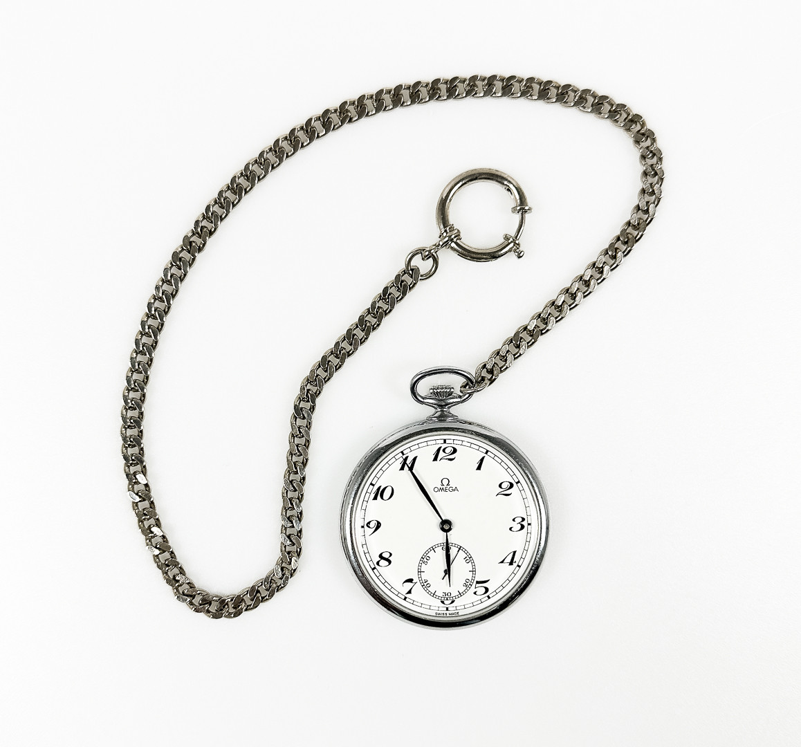 FICKUR, Omega, vitmetall.