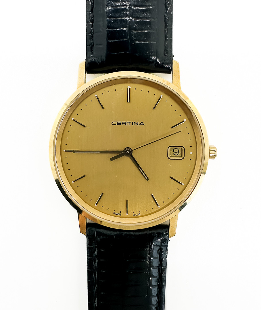 ARMBANDSUR, Certina, 18k Guld, quartz.