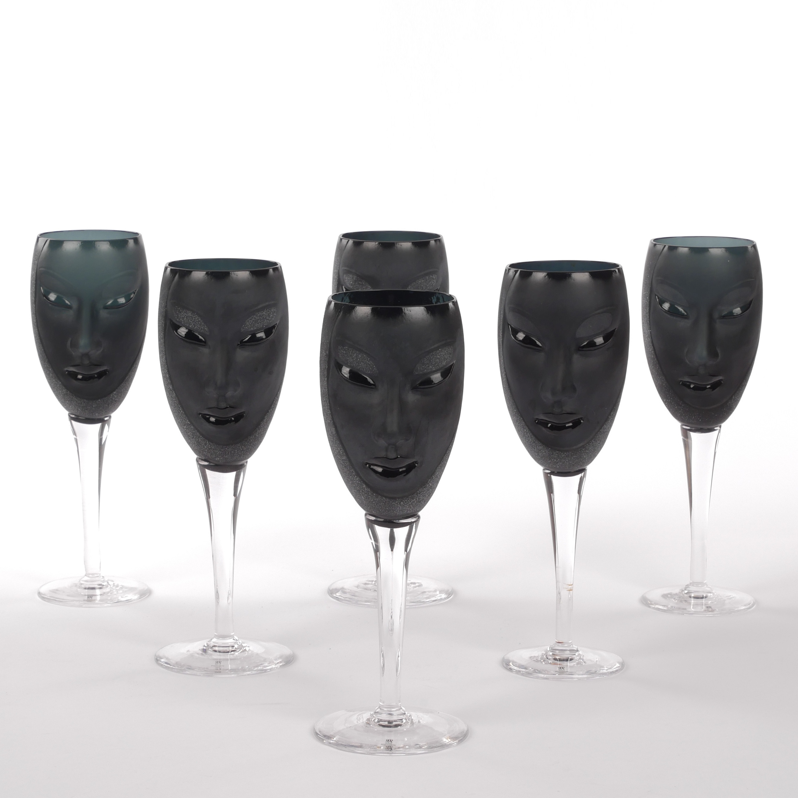 MATS JONASSON. Vinglas, 6 st, "Electra", Målerås.