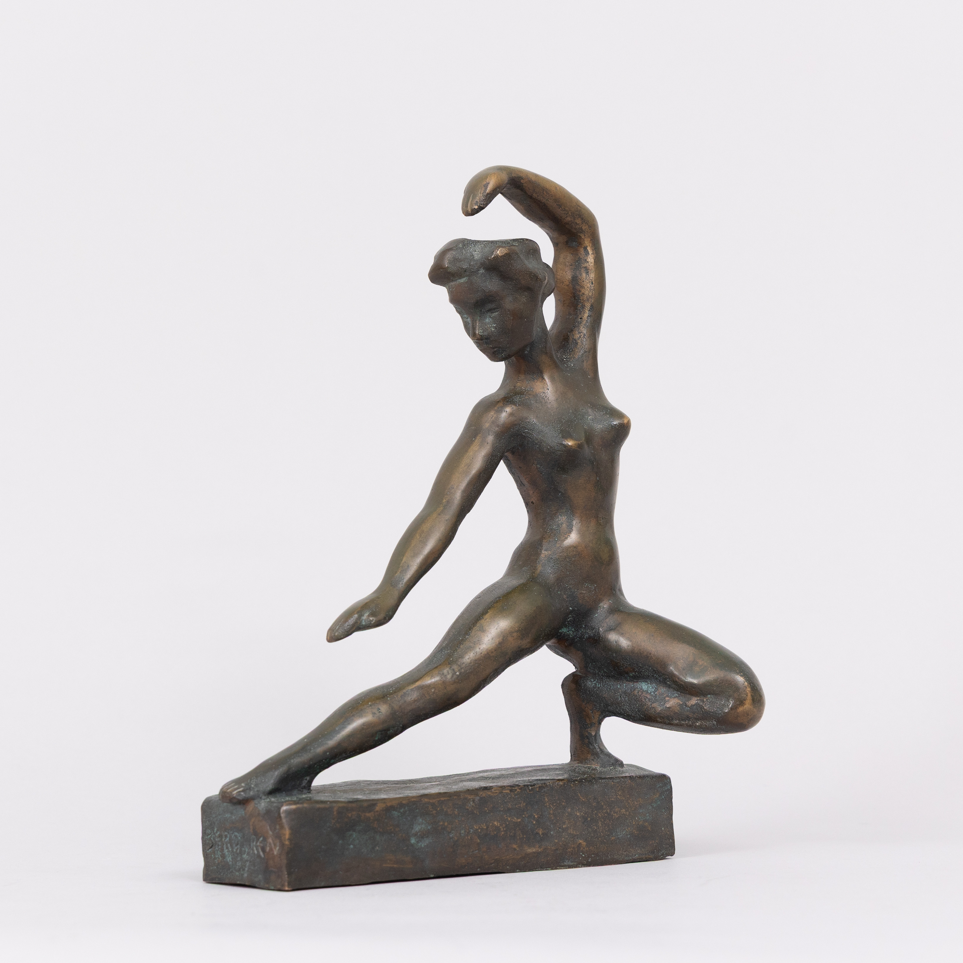 SIGGE BERGGREN. Ballerina, brons, signerad.