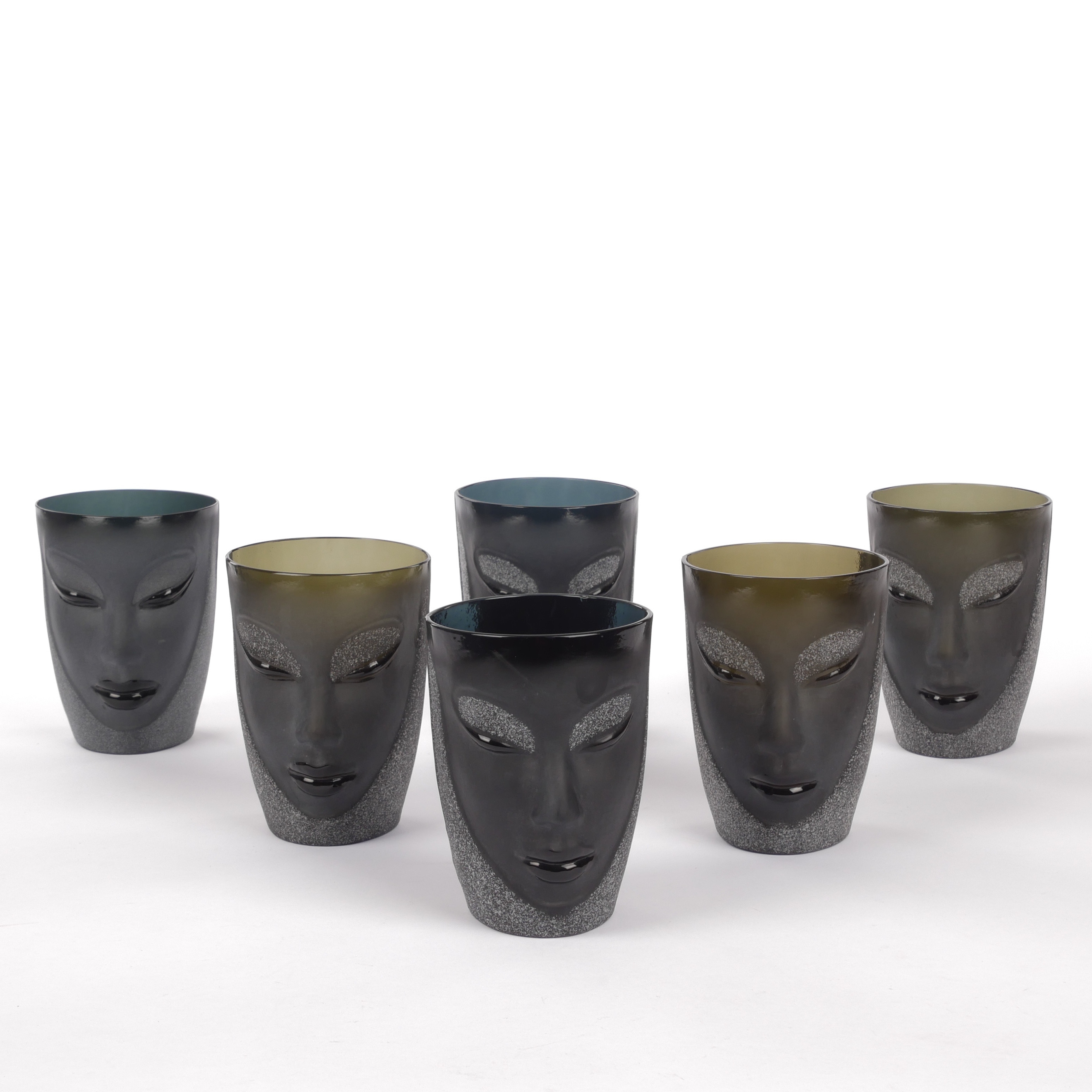 MATS JONASSON. Tumbler, 6 st, "Electra", Målerås.