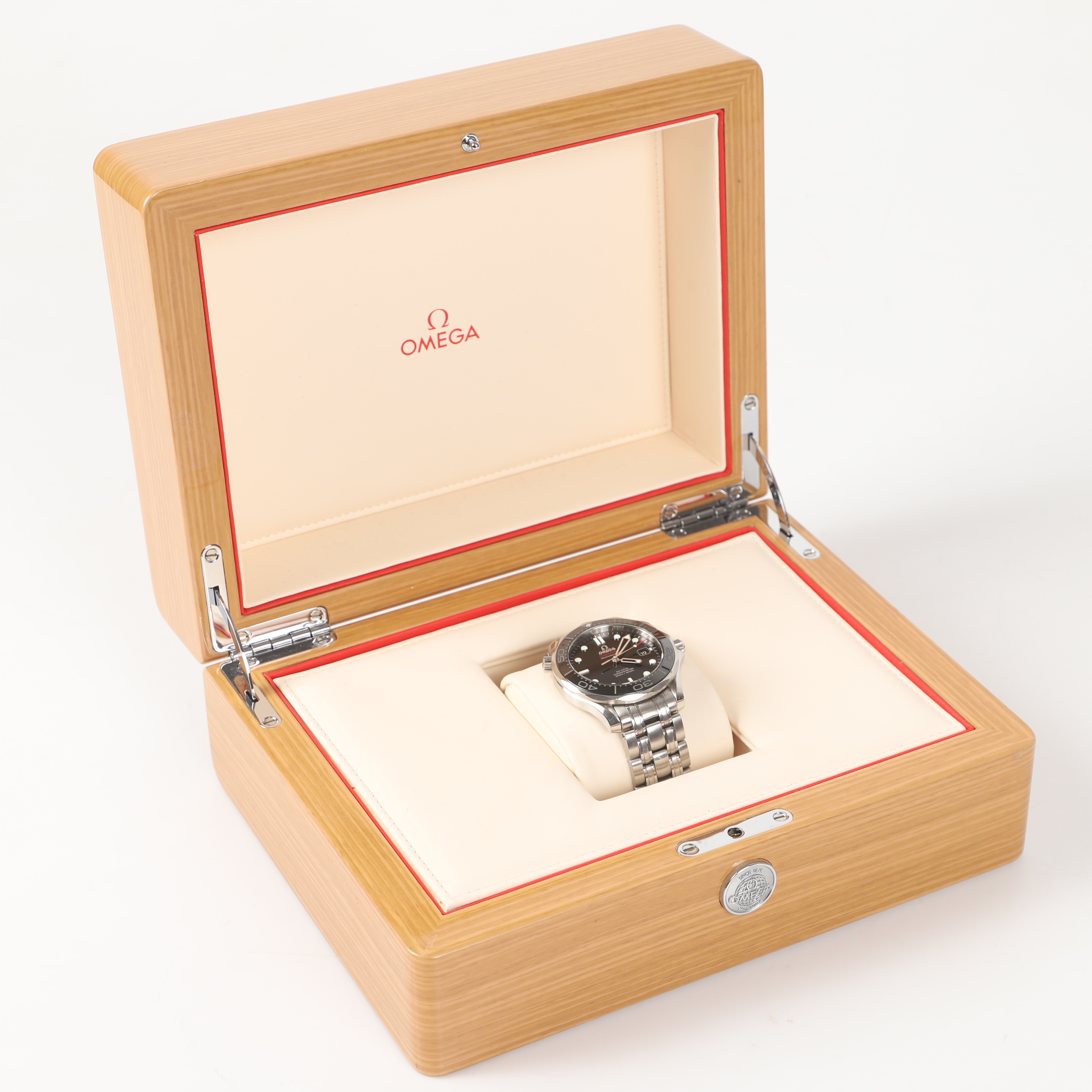 ARMBANDSUR, Omega Seamaster Diver, 300m Co-Axial Chronometer, fullset.